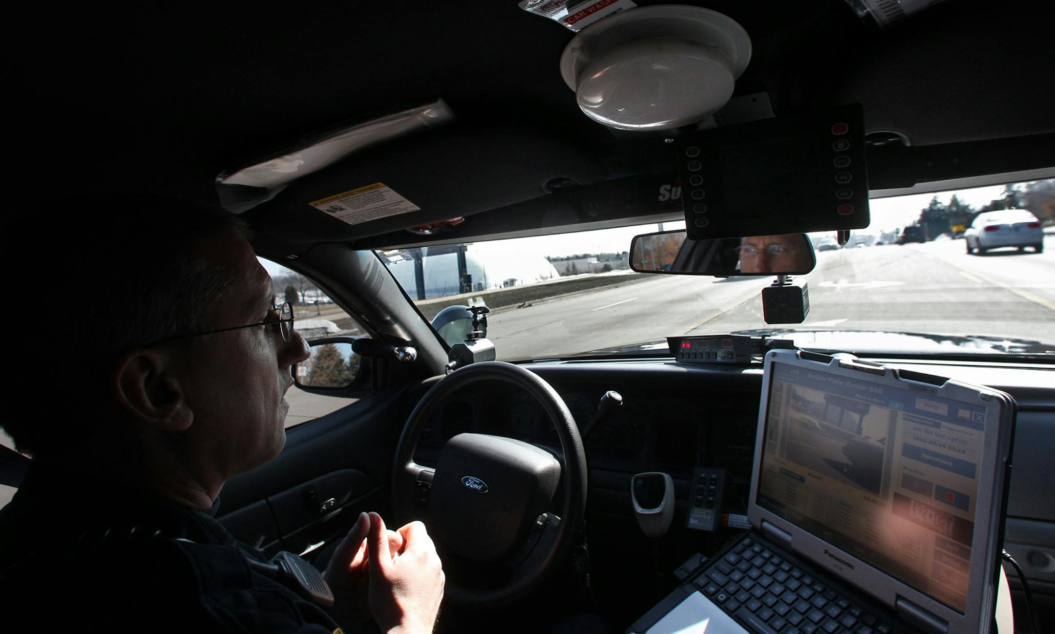 JIM GEHRZ &#x201a;&#xc4;&#xa2; jgehrz@startribune.com Maplewood/March 18, 2011/1:30 PM The Maplewood Police Department has acquired a $20,000 License Plate Ready System, which consists of a camera that photographs license plates and then compares them with those in a database of stolen vehicles. Police are alerted when a stolen vehicle shows up. About 200 vehicles are stolen in Maplewood each year. IN THIS PHOTO :] Maplewood police officer Steven Hiebert looked for stolen vehicles as well as tho