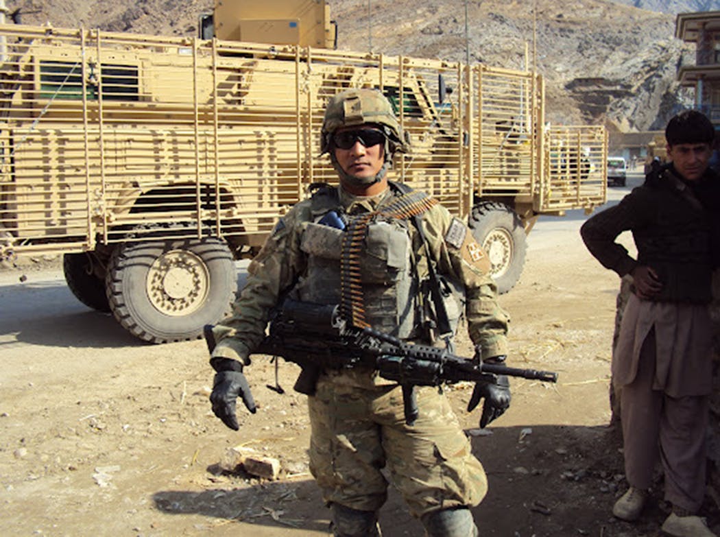 Specialist Eric “Finn” Finniginam, who was killed in Afghanistan in 2010.