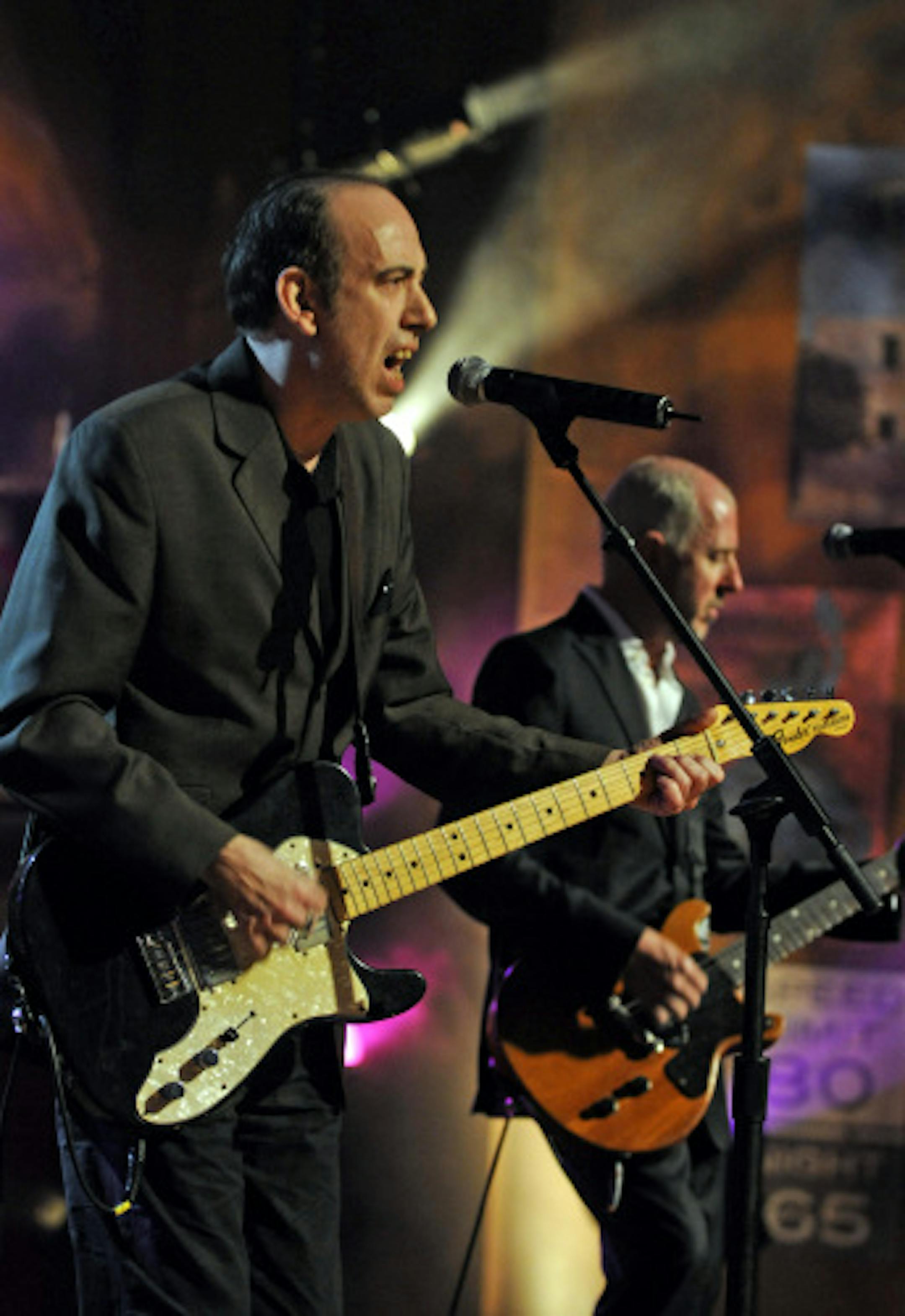 Carbon/silicon featuring Mick Jones & Tony James play for the SXSW Live Direct TV taping at the South By Southwest music festival in Austin, Texas on March 13, 2008. � Tony Nelson