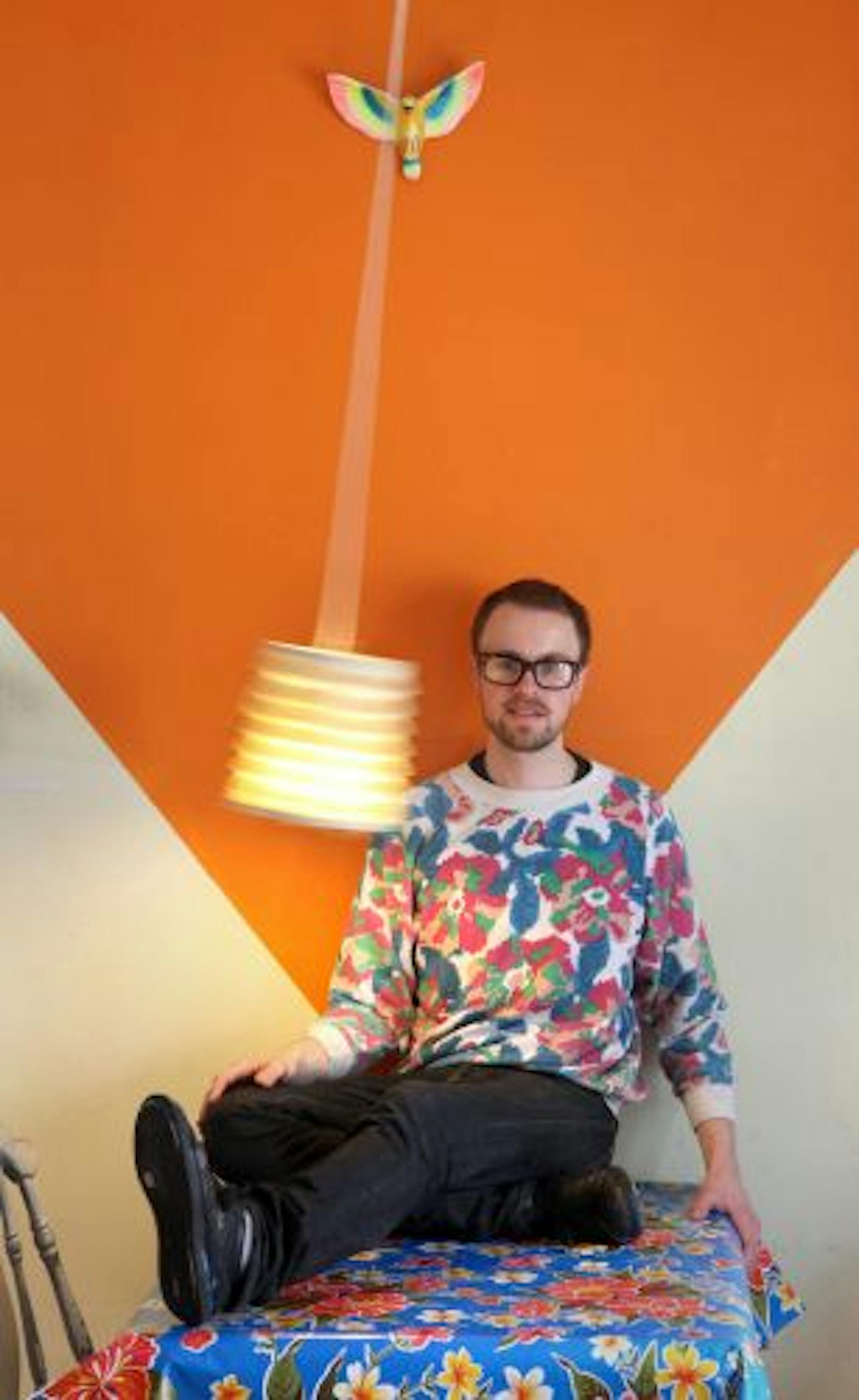 Printmaker/artist Dan Luedtke is also frontman of the art-punk trio Gay Beast.