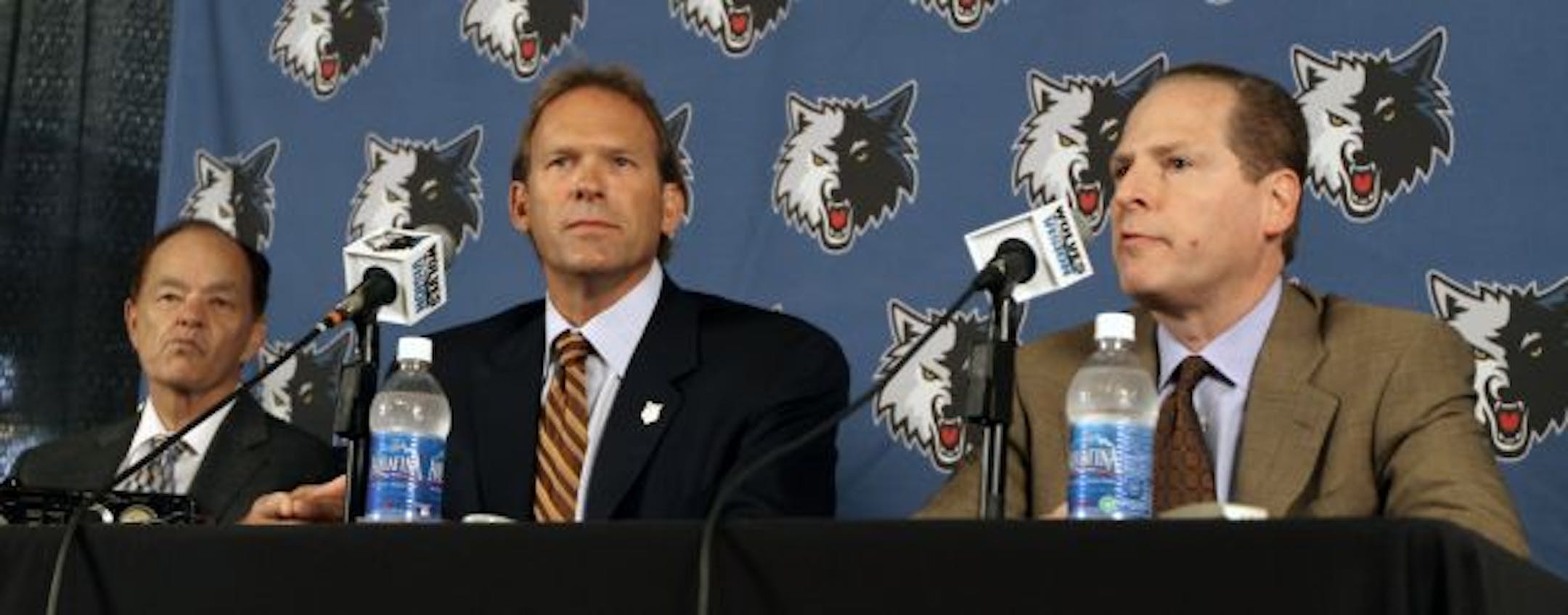 (From left) Glen Taylor, Kurt Rambis and David Kahn