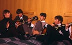 The band relax in their hotel room, Sweden, 1963. From &#xec;The Beatles: Eight Days a Week &#xf3; The Touring Years.&#xee; Credit: Courtesy of &#xa9;