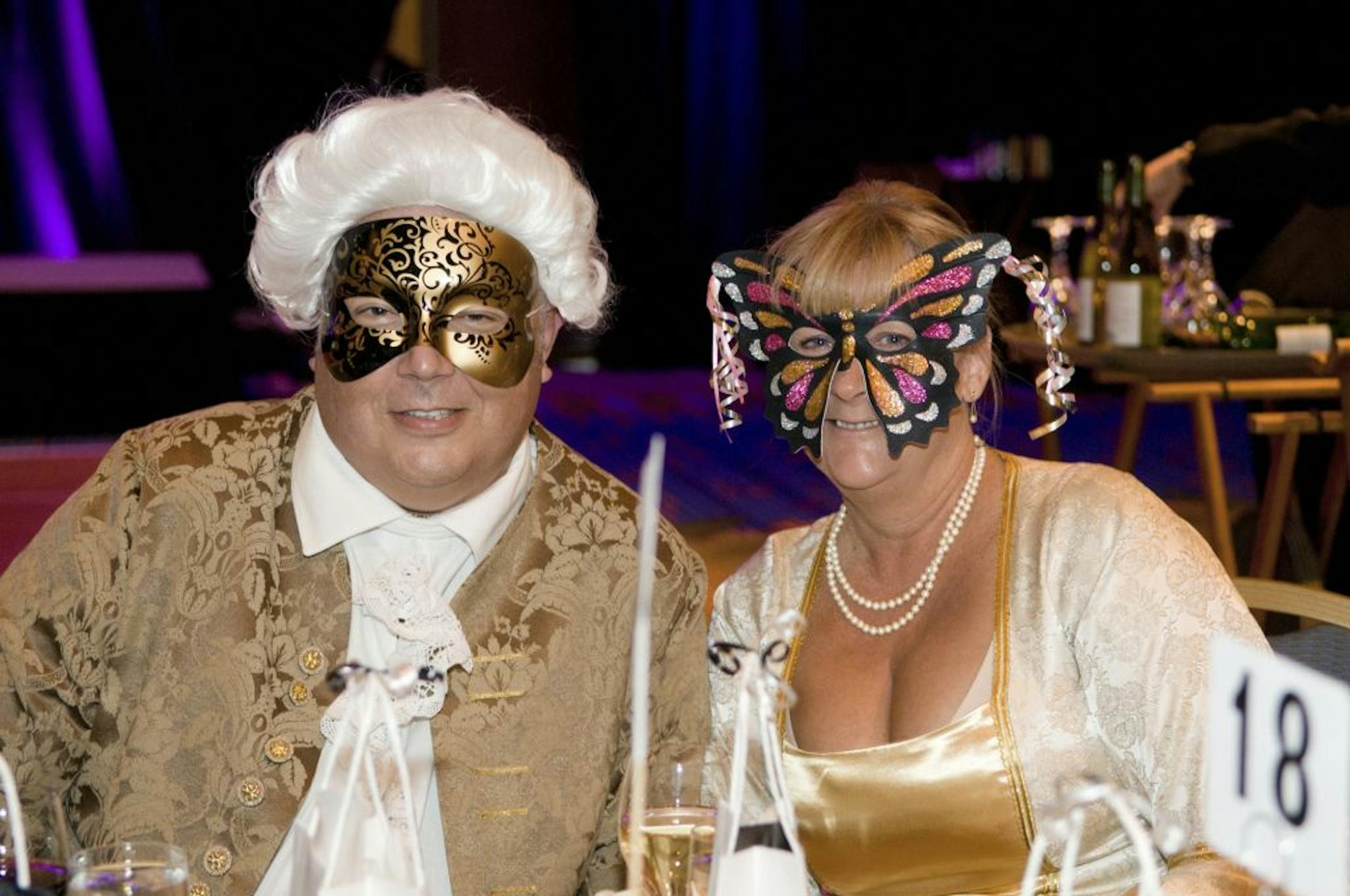 Kevan and Jane Simon Unmasking Homelessness, a benefit gala honoring the 30-year anniversary of People Serving People.