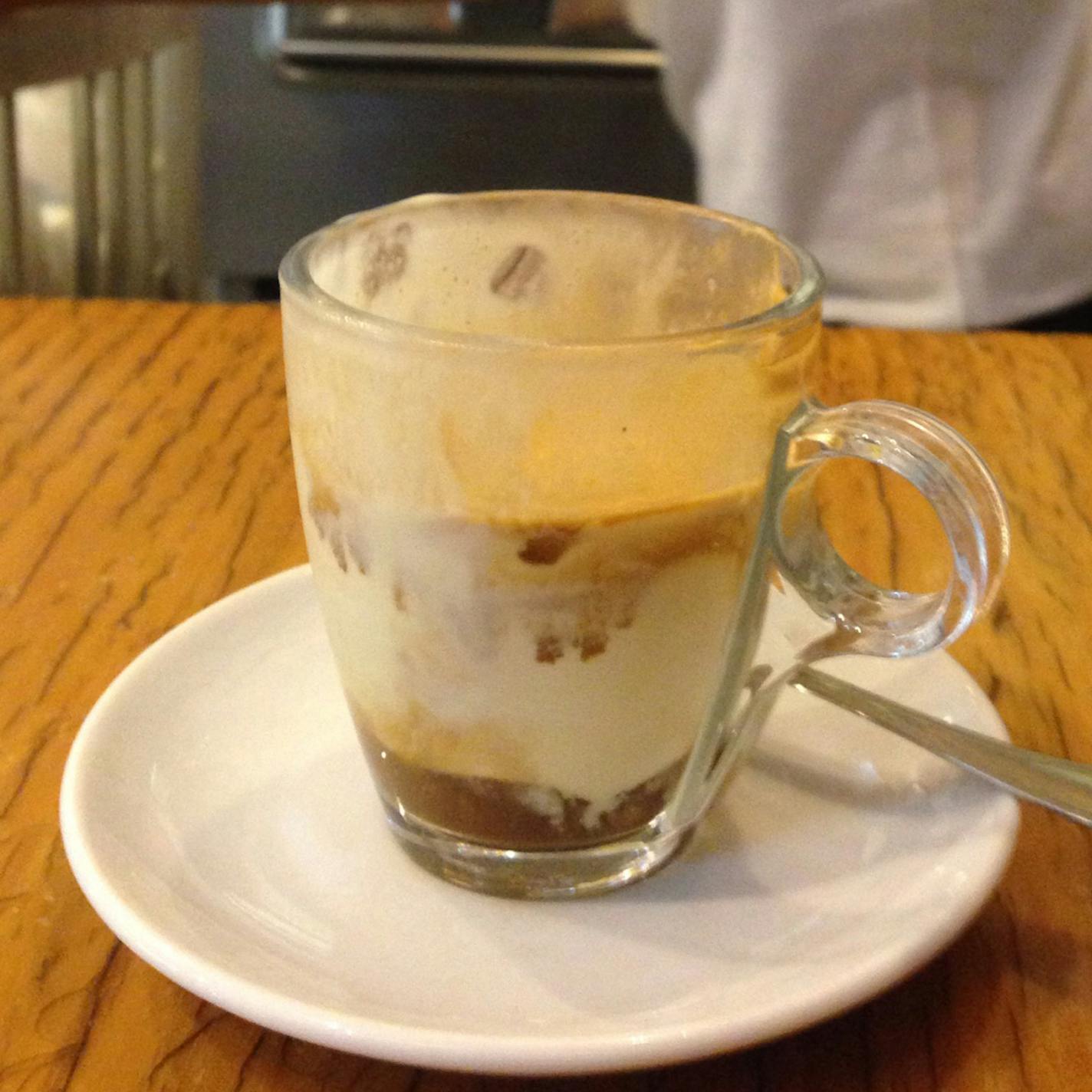 Affogato di Zabaione at Fiocco di Neve