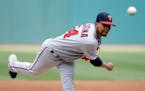 Twins starter Ervin Santana pitched six shutout innings to help beat Cleveland 4-0 on Sunday.