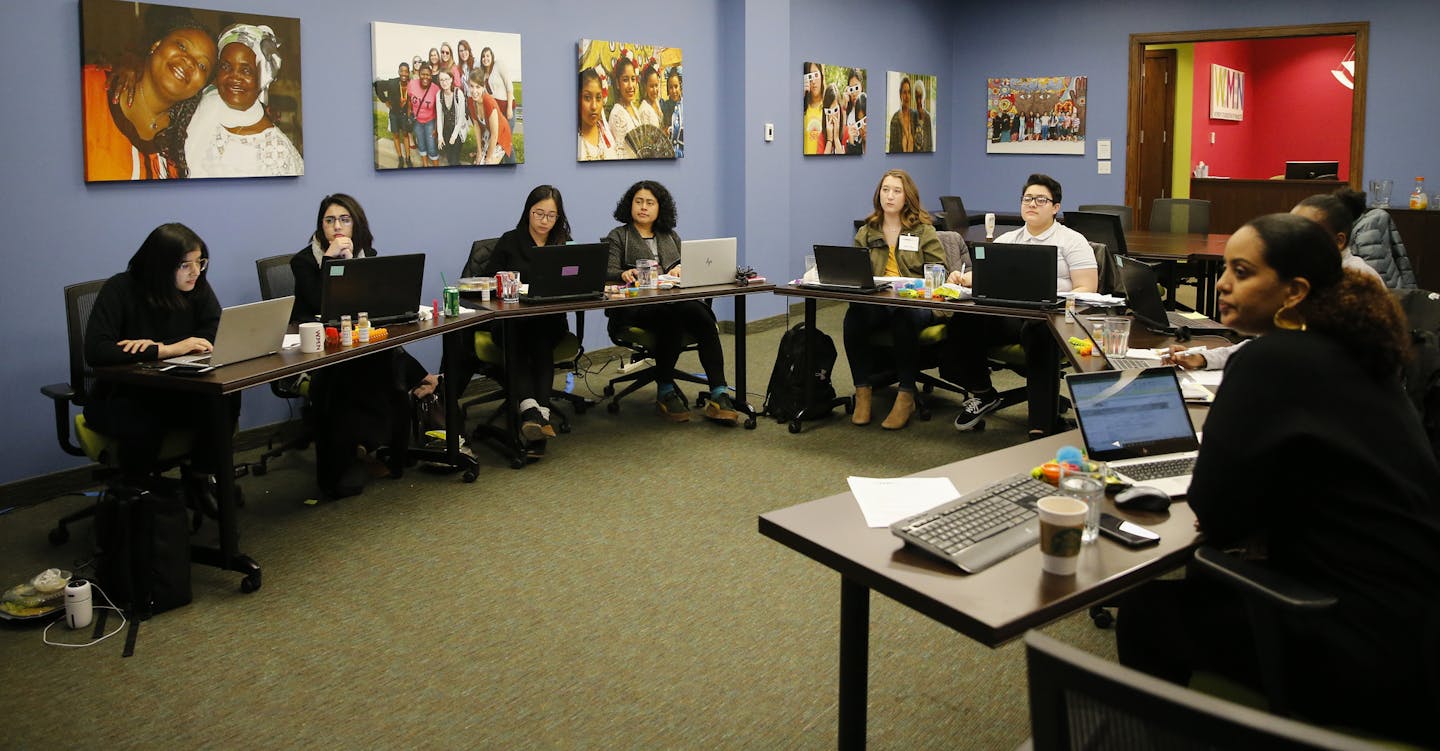 Members of the Young Women's Cabinet (part of the Young Women's Initiative, a partnership of the Women's Foundation and the state of Minnesota) reviewed applications for a microgrant program for young women. ] Shari L. Gross &#x2022; shari.gross@startribune.com The Young Women's Initiative, a partnership between Gov. Mark Dayton's office and the Women's Foundation of Minnesota is entering a new chapter, expanding and growing and preparing to partner with a new administration. We look at the impa