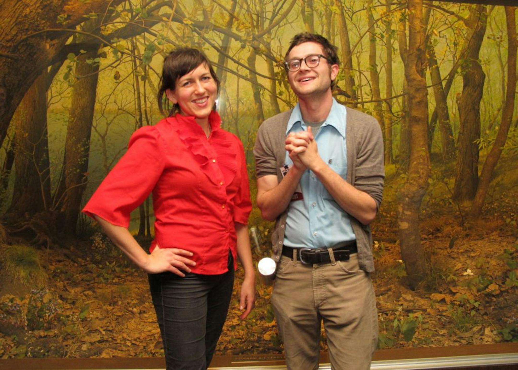 The Bell Museum of Natural History's Bell Social celebrated the artist-in-residence installation "Freeze Frame: Capturing Nature in Winter" with Crystal Myslajek of Brute Heart and Aaron Hoffmeister.