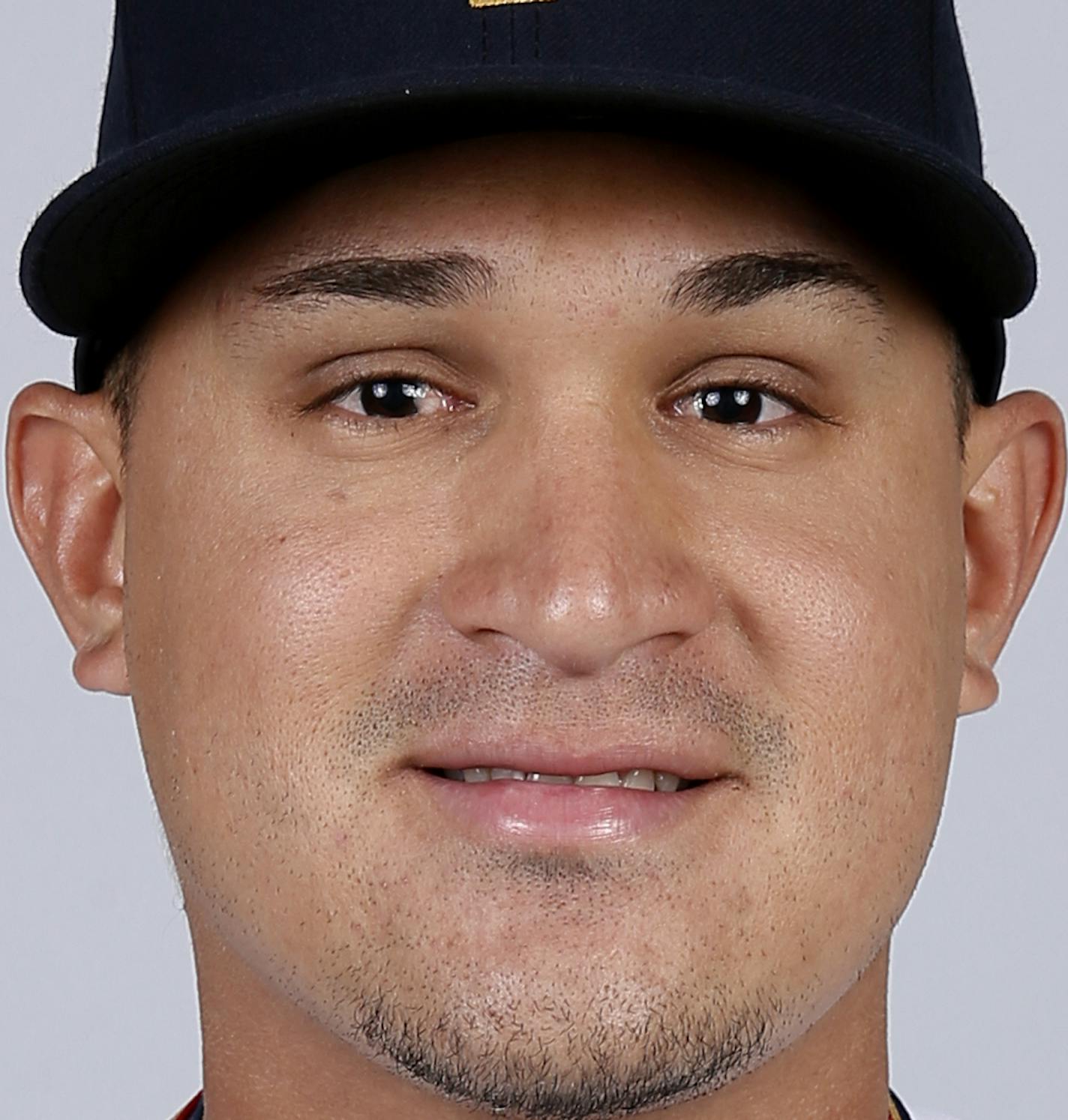 This is a 2015 photo of Oswaldo Arcia of the Minnesota Twins baseball team. This image reflects the Twins active roster as of Tuesday March 3, 2015, when this image was taken. (AP Photo/Tony Gutierrez)