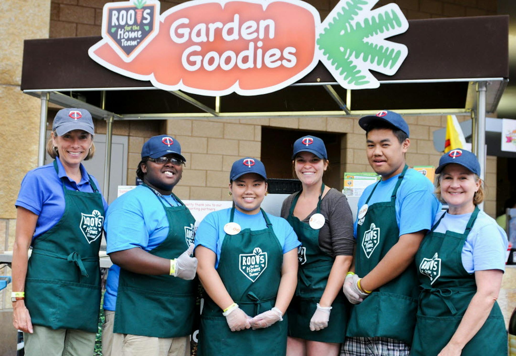 Roots for the Home Team, in which kids grow, prepare and sell fresh salads, returns to the Twins games starting this weekend,