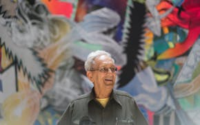 Artist Frank Stella at his studio in Rock Tavern, N.Y., June 17, 2015. Stella, whose explorations of color and form pointed the way to an era of cool
