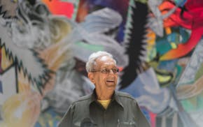 Artist Frank Stella at his studio in Rock Tavern, N.Y., June 17, 2015. Stella, whose explorations of color and form pointed the way to an era of cool 