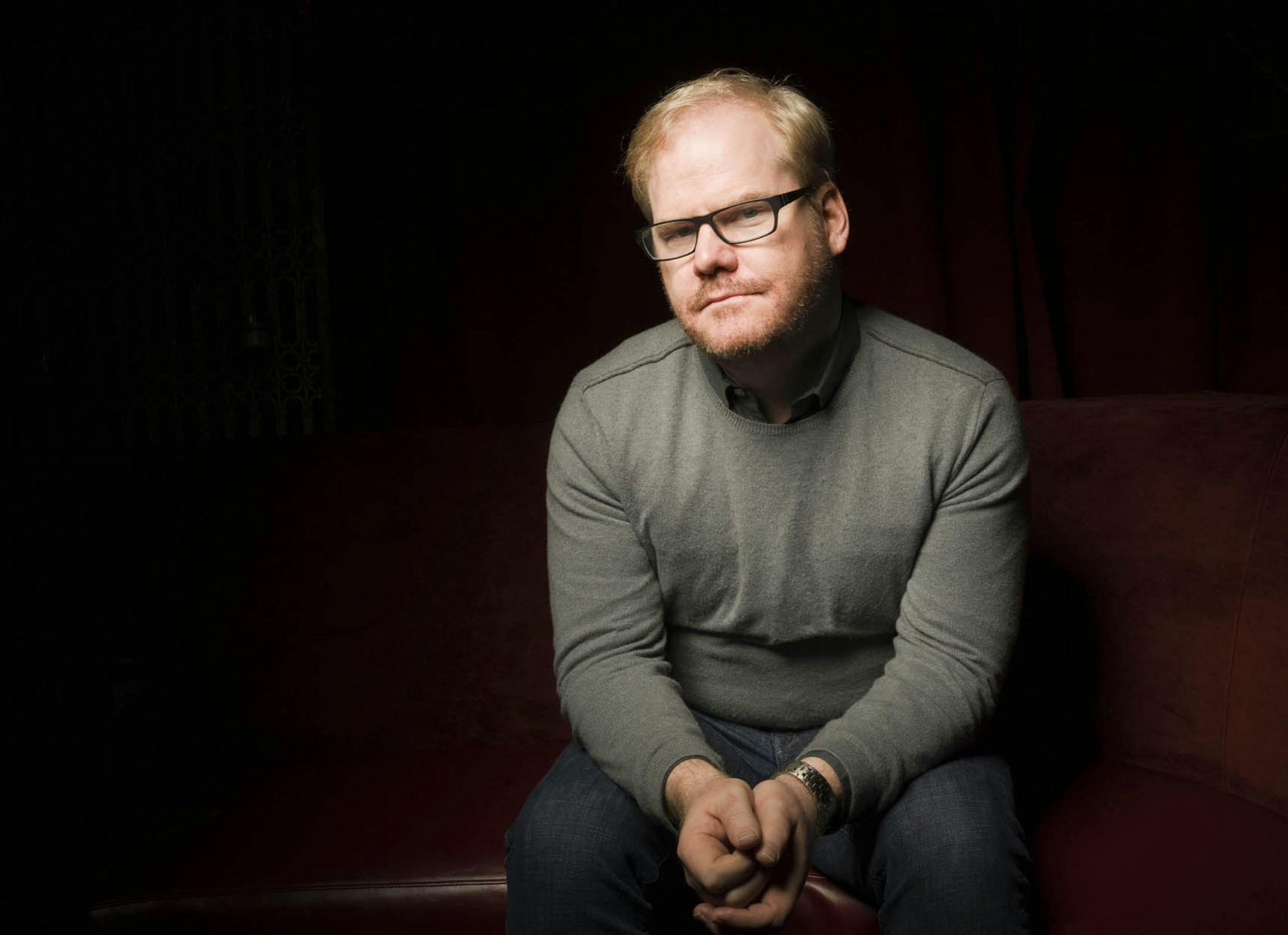 Actor Jim Gaffigan of the film "Salvation Boulevard" poses for a portrait during the 2011 Sundance Film Festival on Monday, Jan. 24, 2011 in Park City, Utah. (AP Photo/Victoria Will) ORG XMIT: MIN2013060416122183