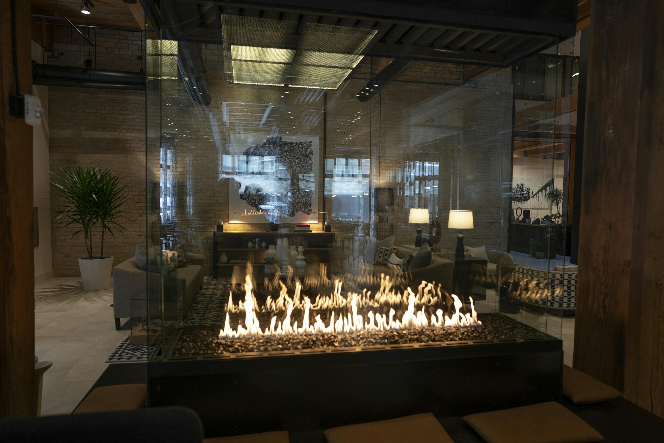 The lobby at the Canopy by Hilton at Thresher Square Monday February 25, 2019 in Minneapolis, MN.