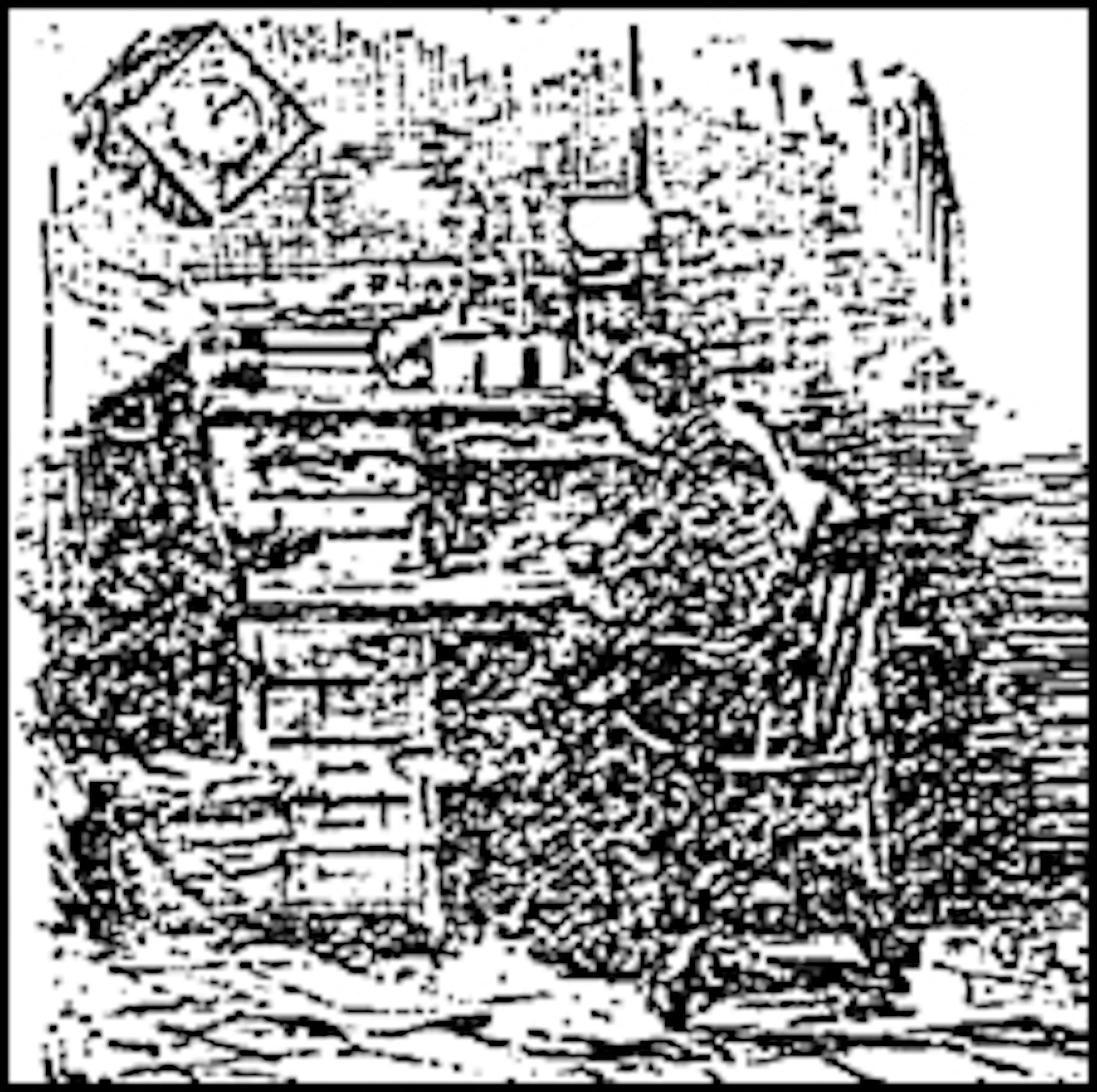 Jan. 1, 1889: The night editor at work.