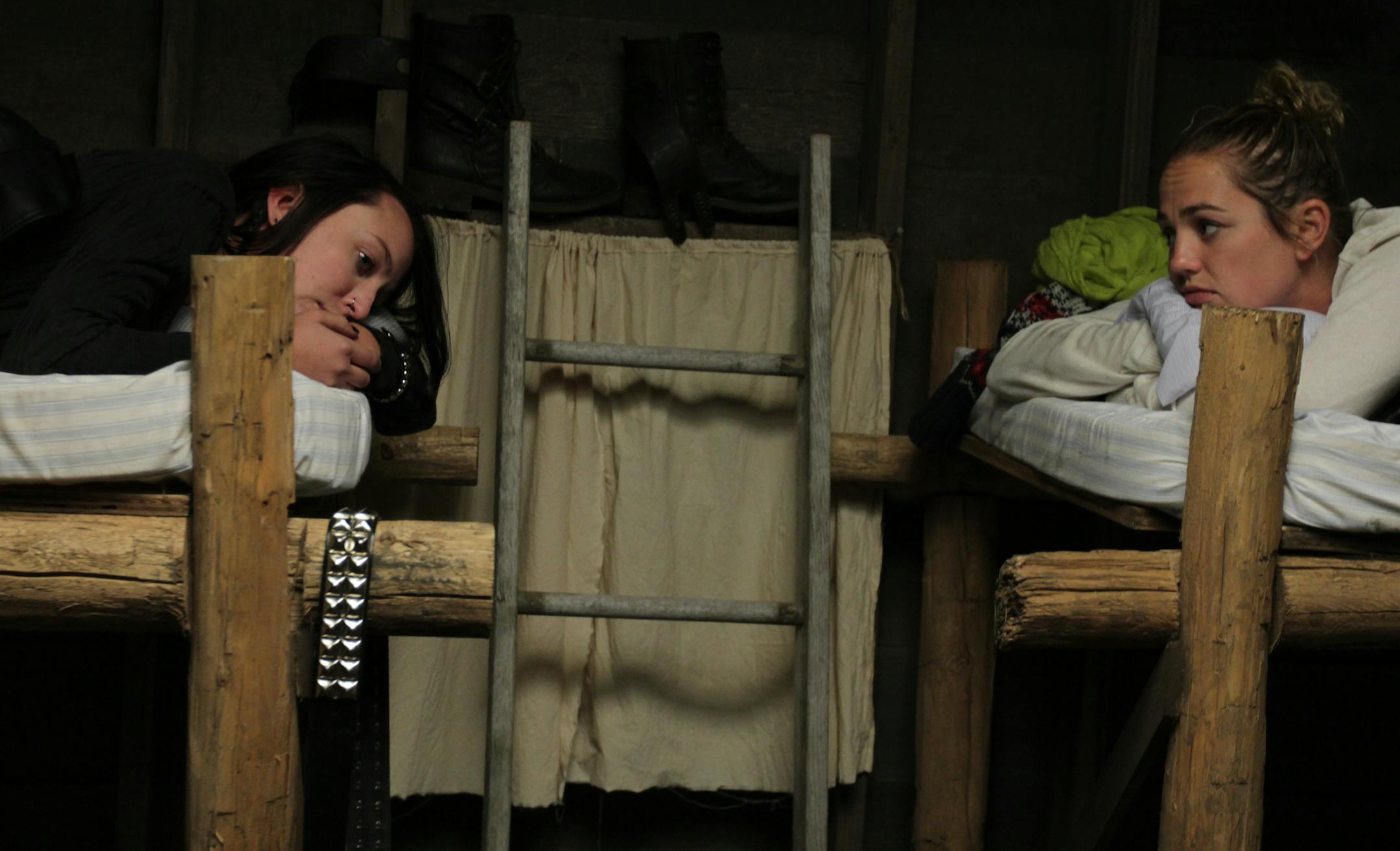 SIBERIA -- Episode 1 -- Pictured: (l-r) Annie, Natalie -- (Photo by: Jamie Winterstern/NBC) ORG XMIT: Season:1