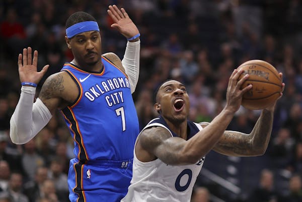 Carmelo Anthony.(7) last year against the Wolves.