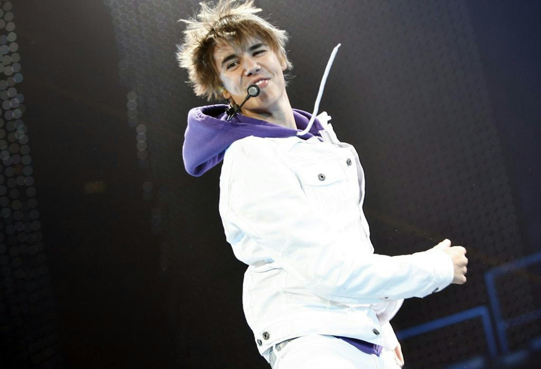 FILE -- Justin Bieber performed "Love Me" to a sold out show at the Target Center in June 2010.
