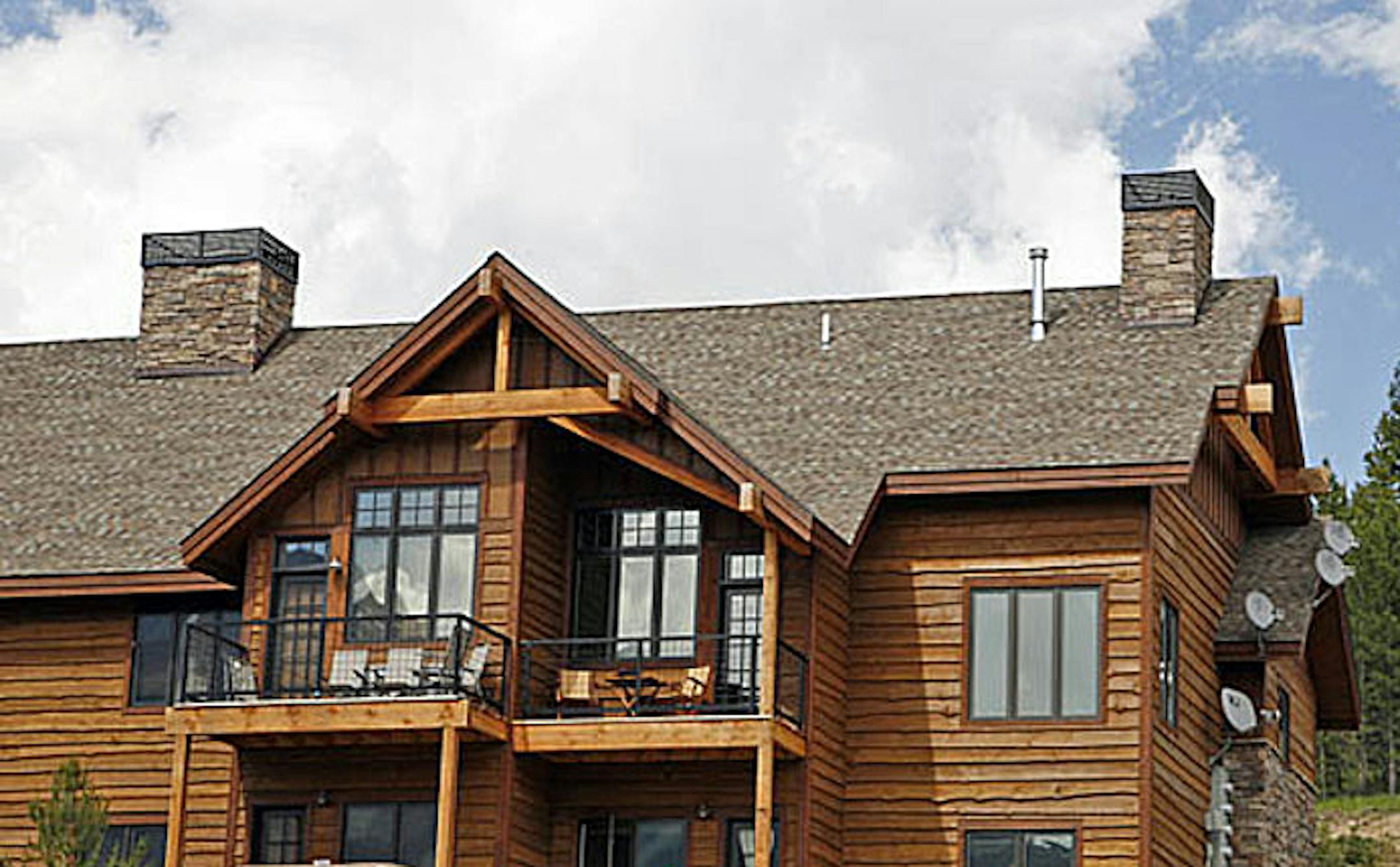 The vacation condo that the Harringtons own in Big Sky ski resort in Montana.