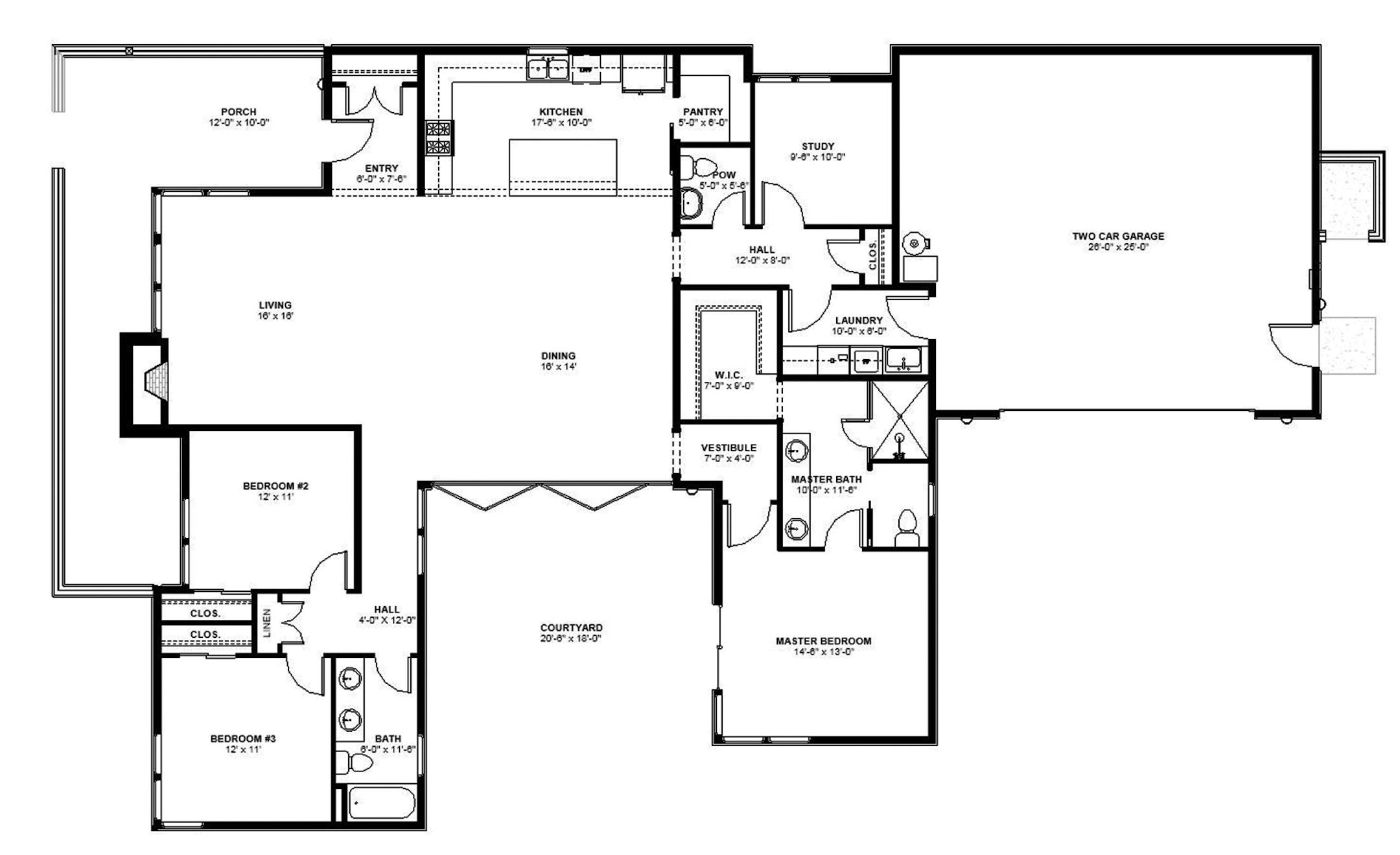 Home plan: Seamless indoor-outdoor living