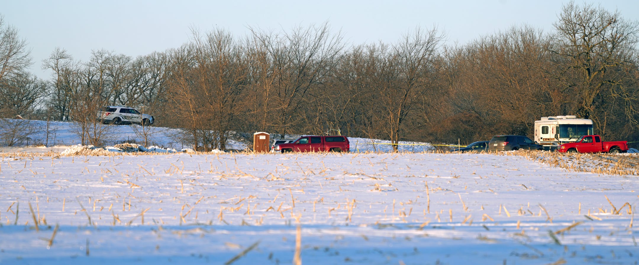As the sun began to rise on the crash site Friday morning near Kimball Minn,, investigators began looking into a possible cause.