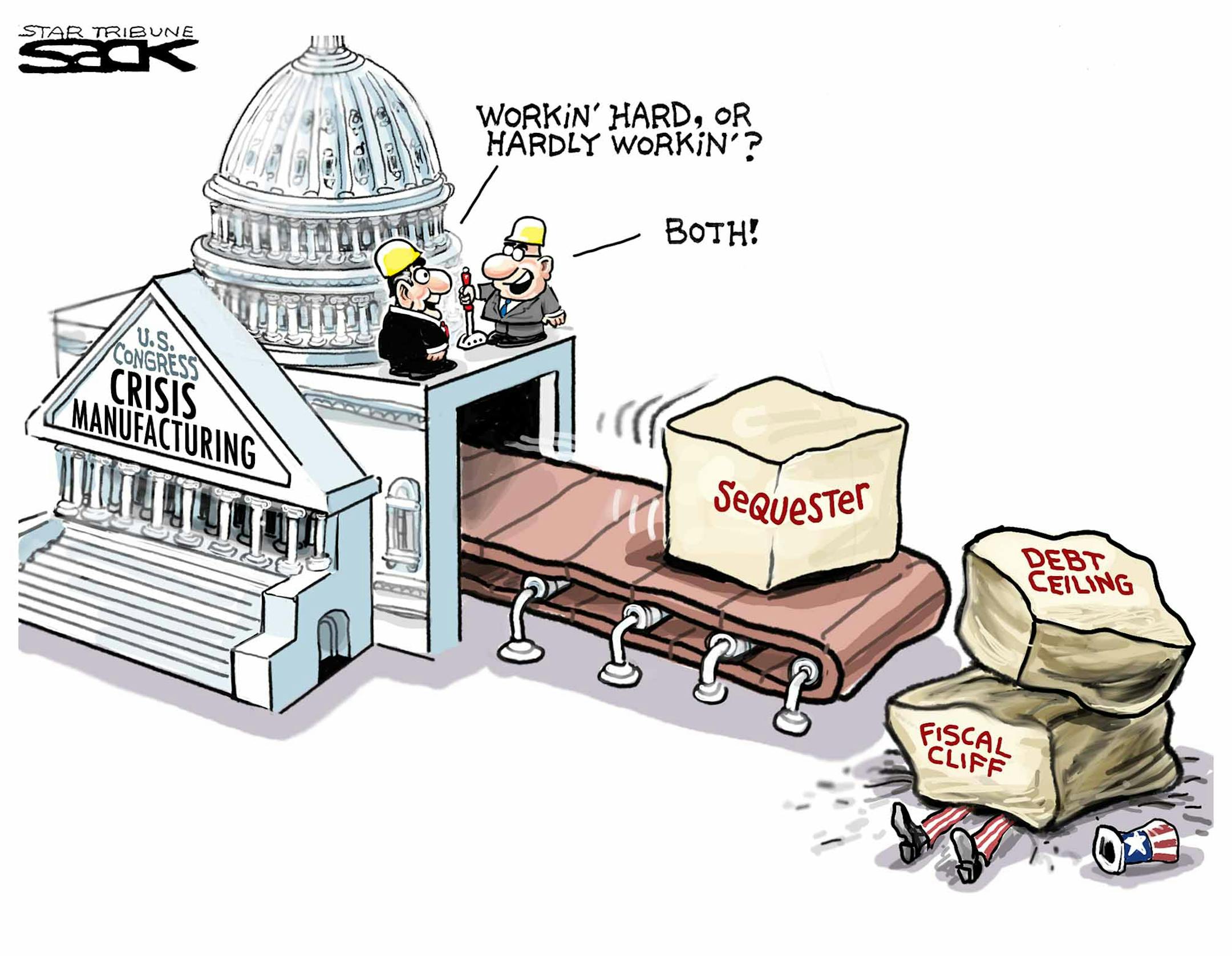 Steve Sack editorial cartoon for Feb. 20, 2013.