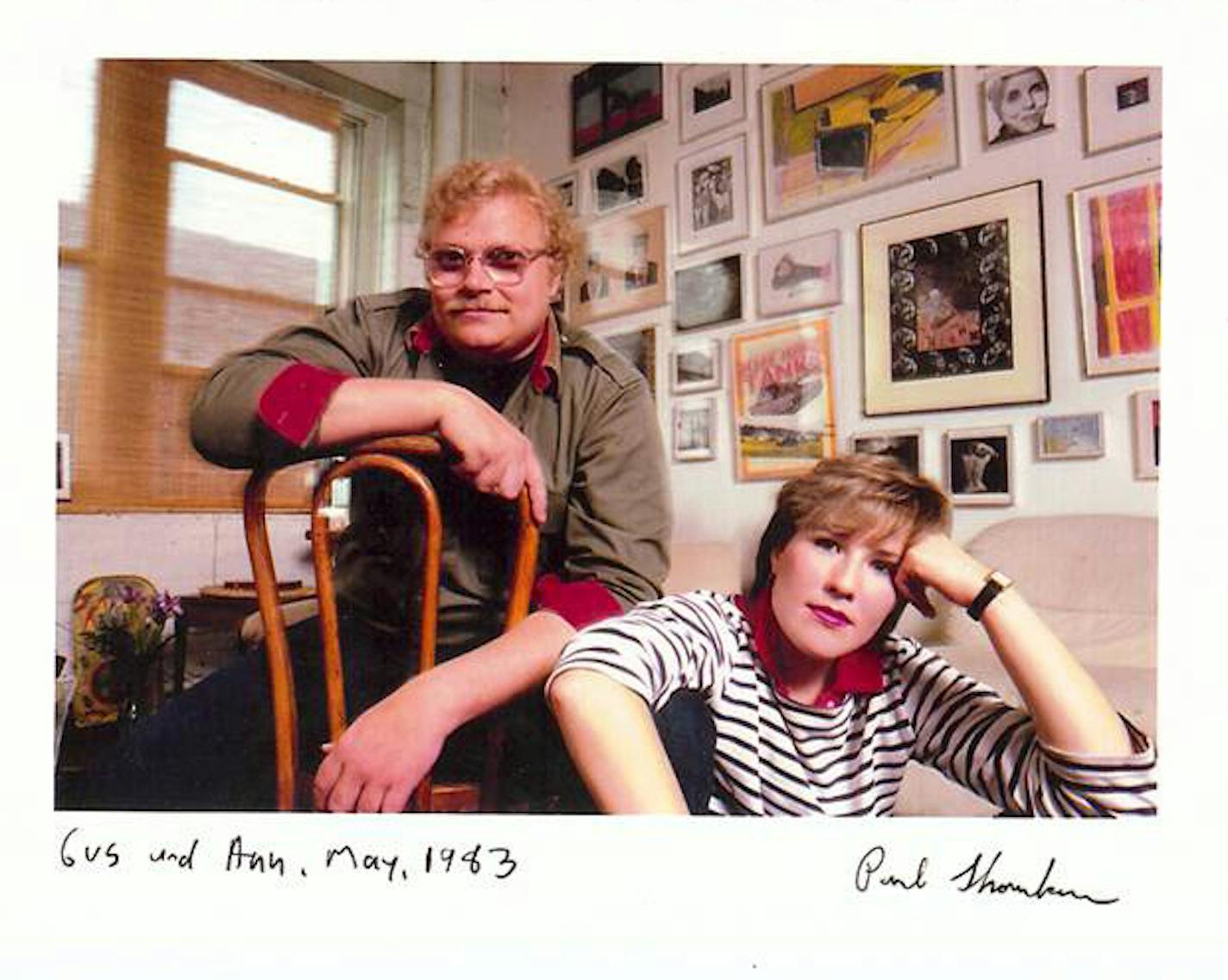 Gus Gustafson and Ann Marsden, 1983