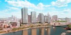 The $800 million RiversEdge project would include four towers of offices, condos and apartments as well as street-level retail, entertainment and hosp