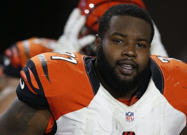 Former Bengal tackle Andre Smith signed with the Vikings this offseason. He is not guaranteed a starting job, but he could prove to be a free-agent st