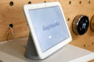 Pictured is a Google Home Hub. The Google Assistant voice command option will now be available to Xcel customers.
