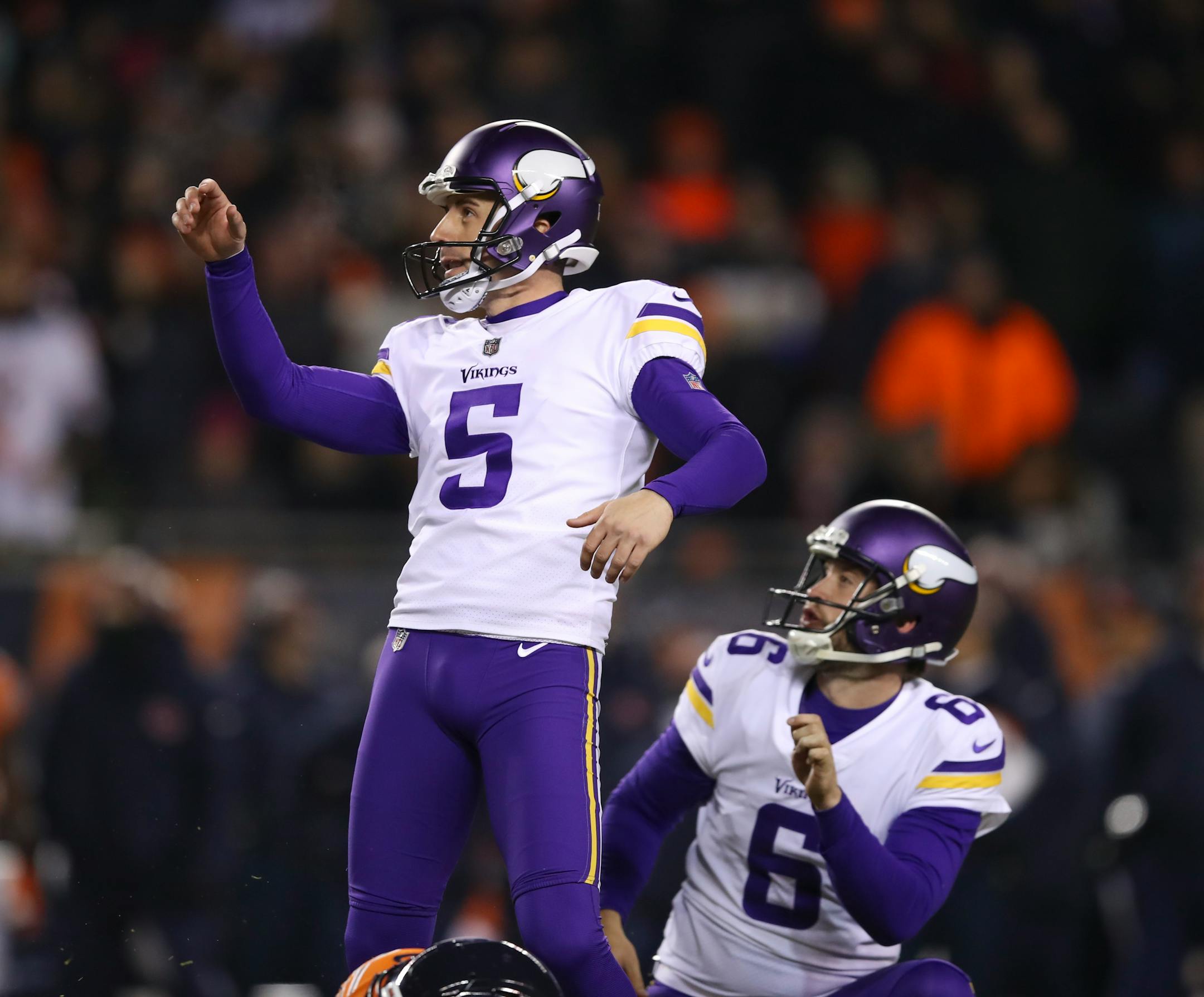 Vikings kicker Dan Bailey.