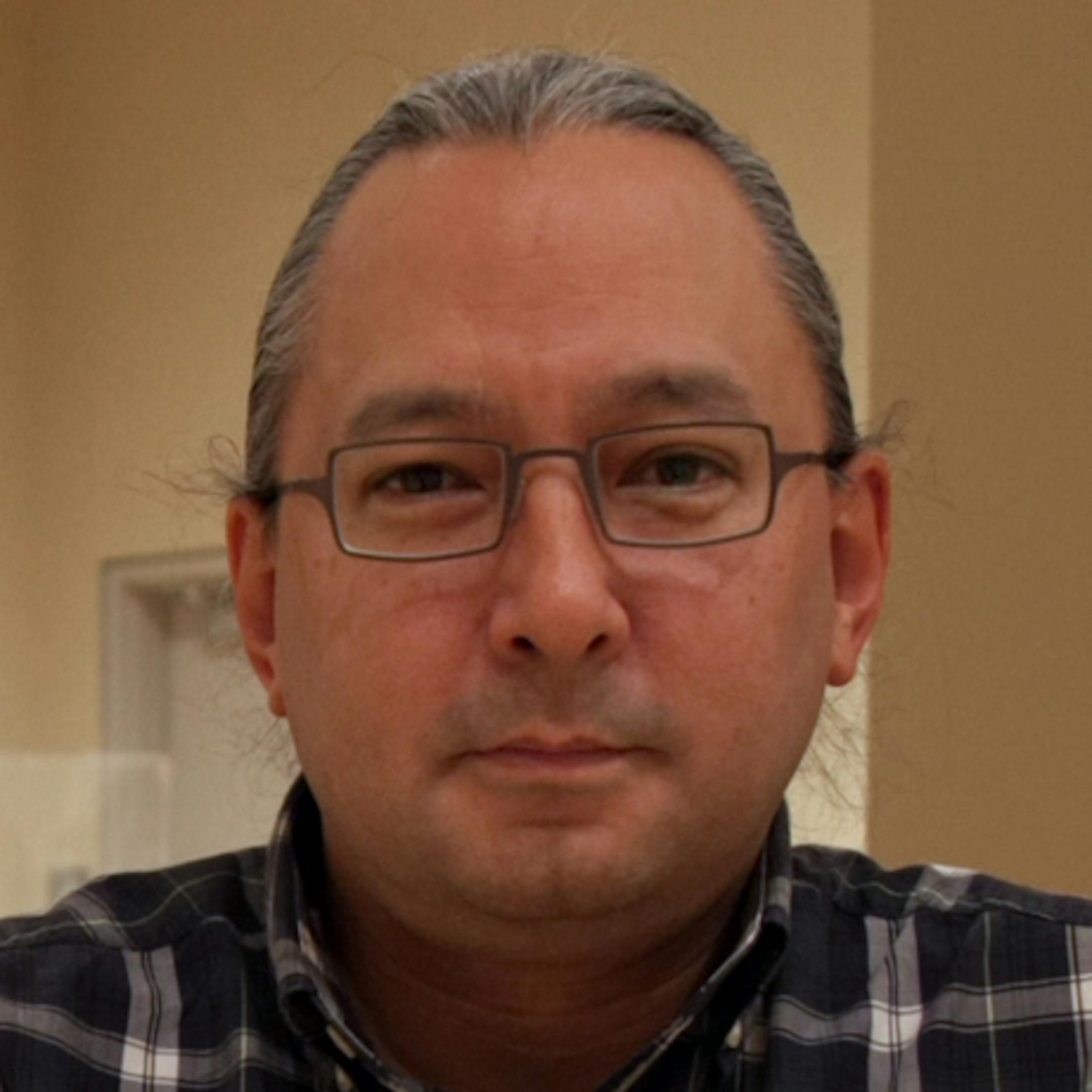 Tom Sweeney • tsweeney@startribune.com Mpls, MN 12/04/2009 ] Joe Horse Capture, curator, MIA, assembling an exhibition of work by the " White Clay people".