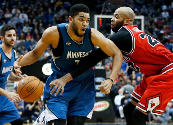The Timberwolves and power forward Taj Gibson (right) reached a two-year, $28 million contract agreement Sunday morning.