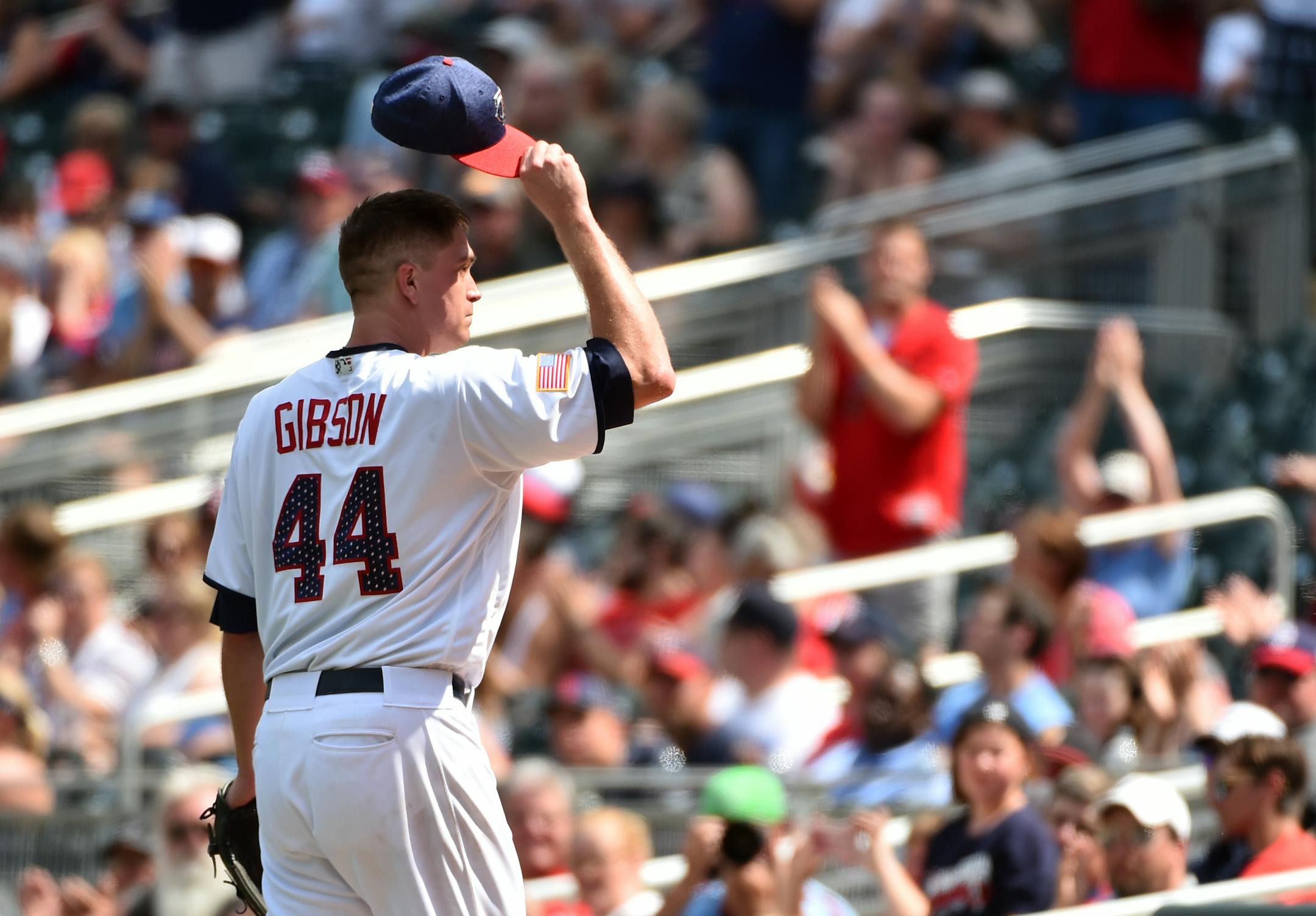 Minnesota Twins starting pitcher Kyle Gibson