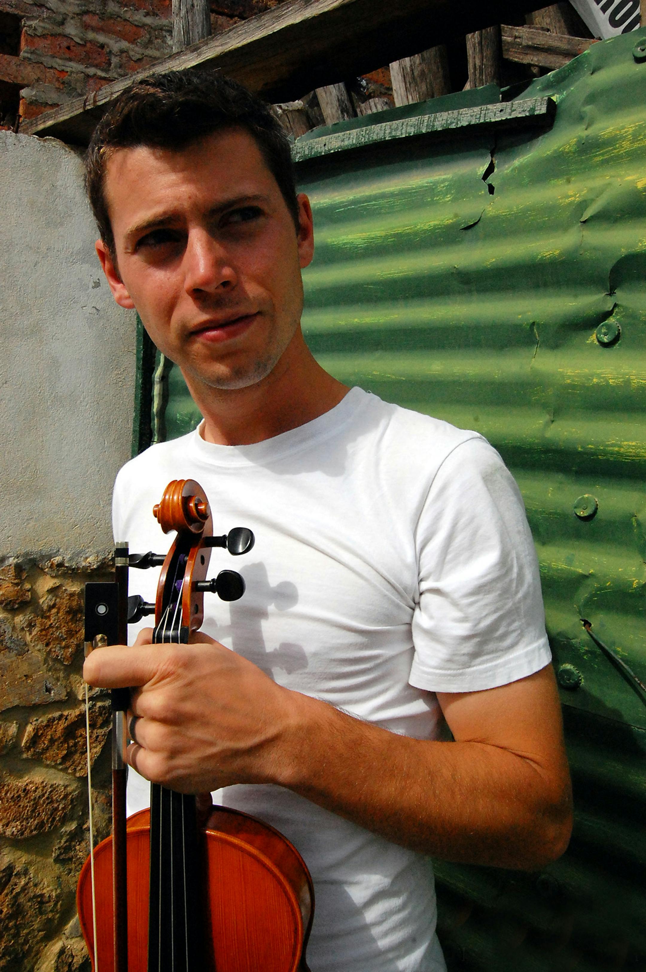 Provided Violinist Kip Jones, of the string quartet Ethel.