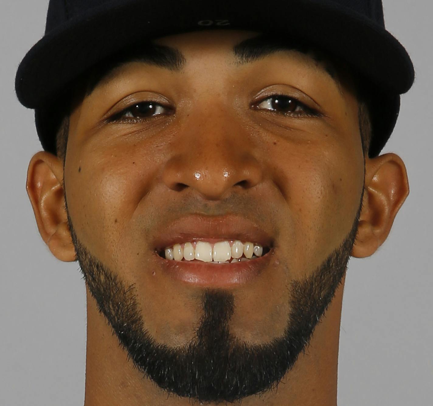 This is a 2016 photo of Eddie Rosario of the Minnesota Twins baseball team. This image reflects the 2016 active roster as of March 1, 2016, when this image was taken. (AP Photo/Patrick Semansky) ORG XMIT: OTK