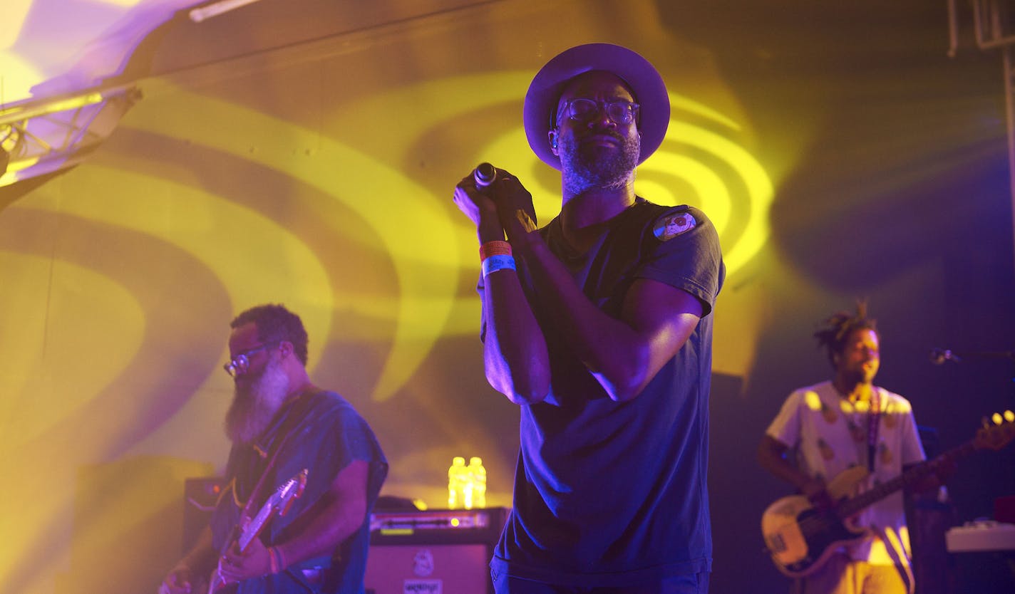 TV On The Radio perform at the NPR Music SXSW Showcase at Stubb&#xed;s BBQ in Austin, Texas during the 2015 South by Southwest music festival. ] (SPECIAL TO THE STAR TRIBUNE/TONY NELSON)