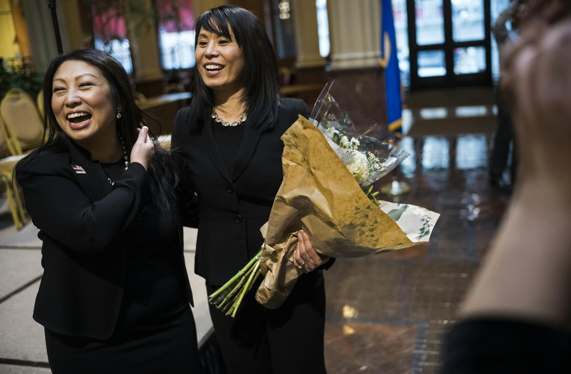 Brooklyn Park City Councilwoman Susan Pha was proud of her friend Sophia Vuelo.