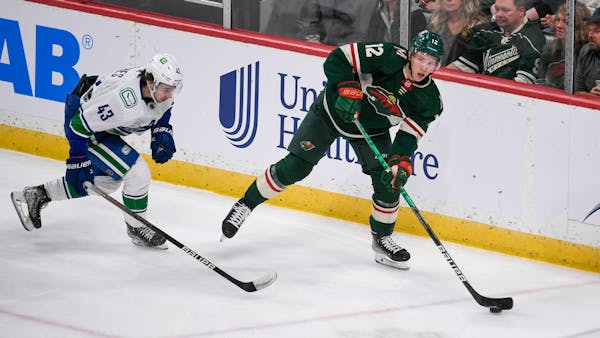 Wild left wing Matt Boldy did not play Saturday in Carolina and is unlikely to play Sunday at Washington.