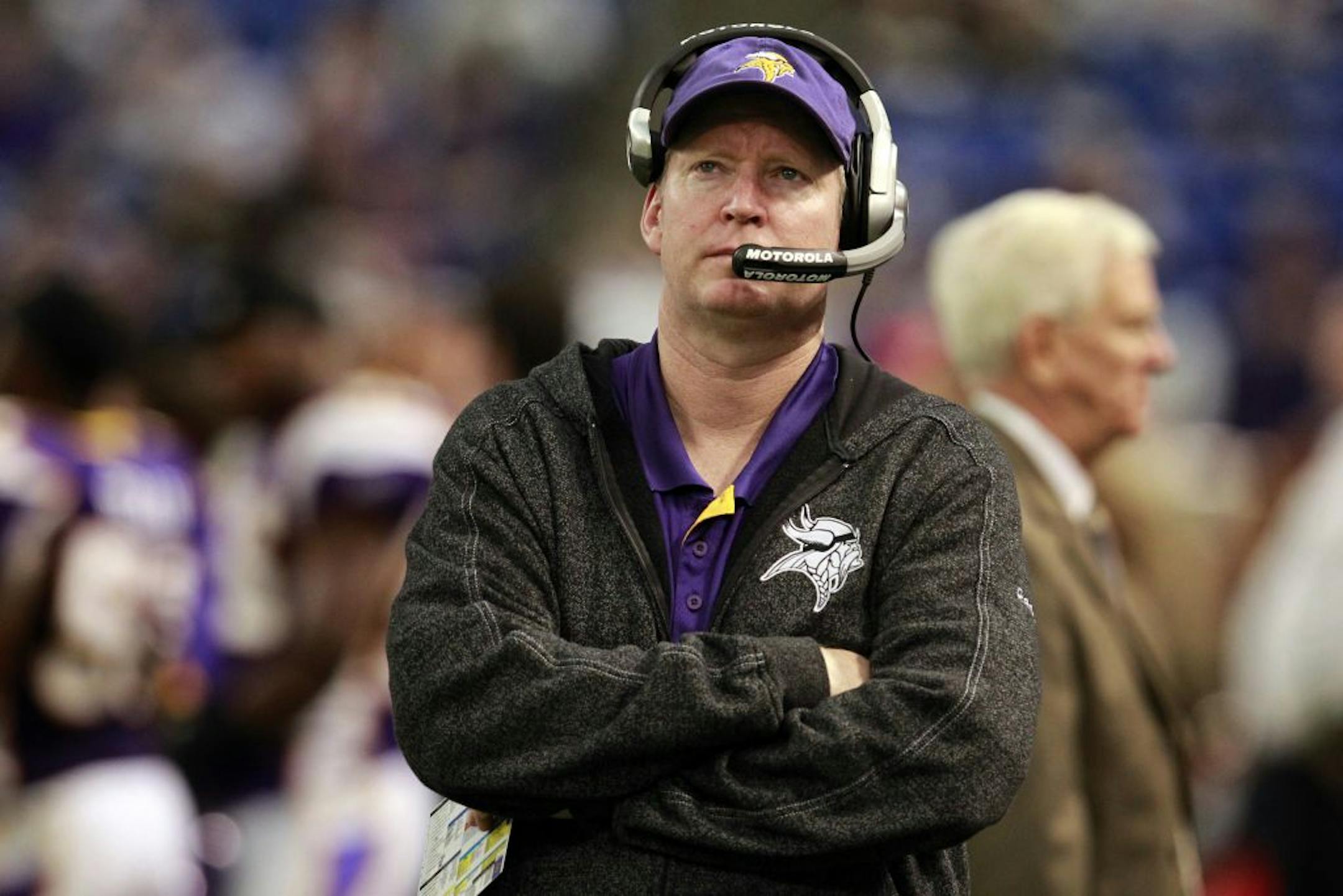 Vikings offensive coordinator Bill Musgrave