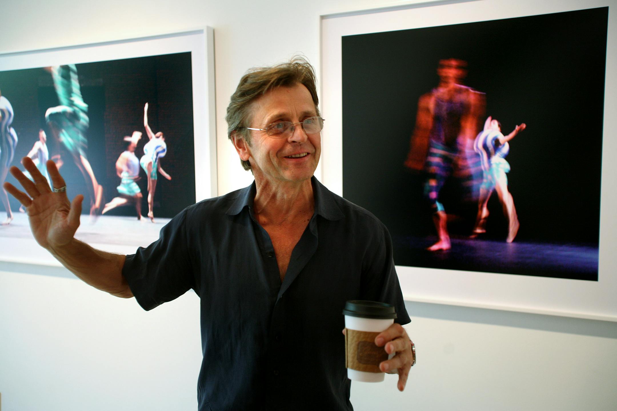 Mikhail Baryshnikov was on hand Friday at the Weinstein Gallery in Minneapolis for the opening of his photography exhibition.