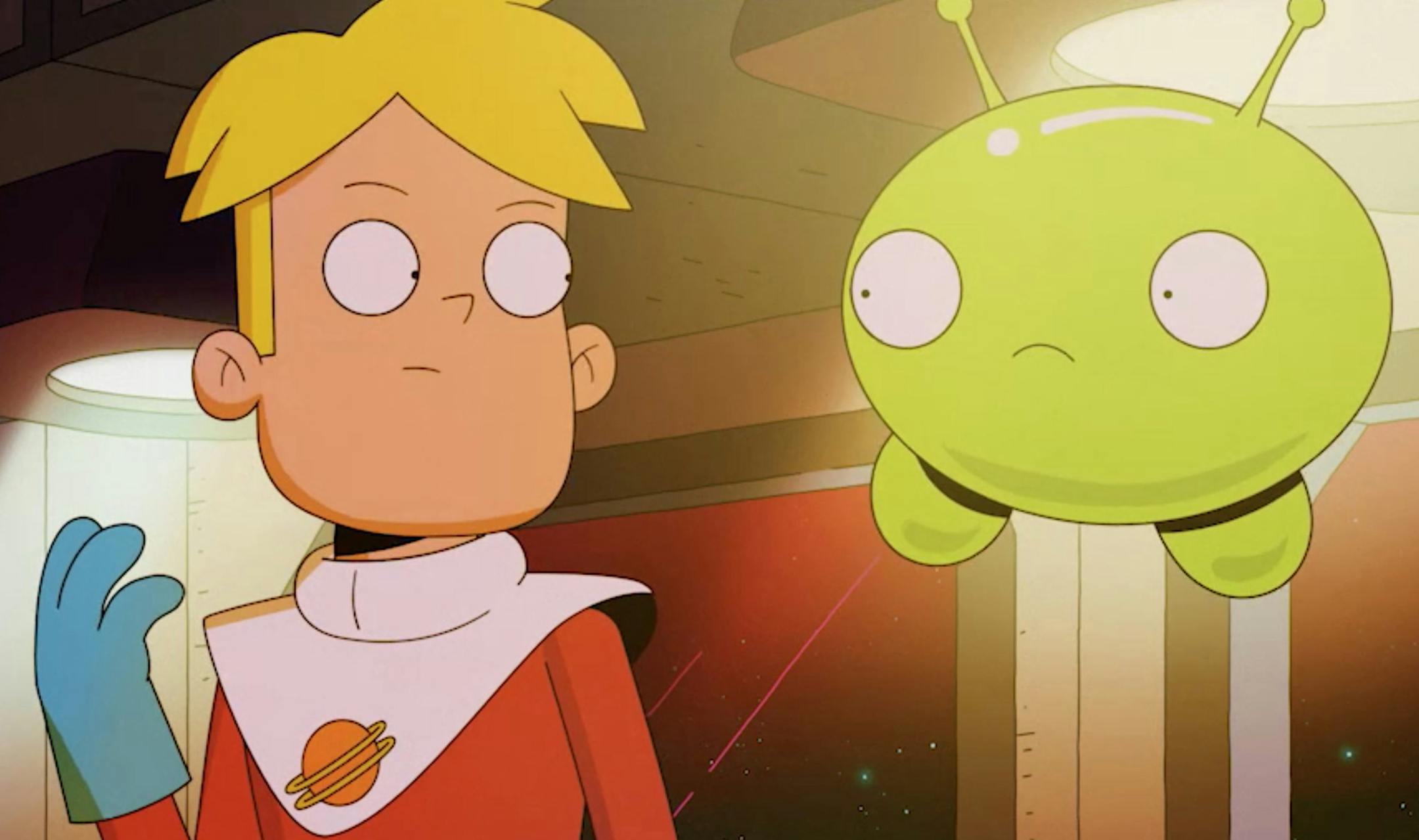 Gary and Mooncake (both voiced by Olan Rogers) in "Final Space" on TBS.
credit: TBS