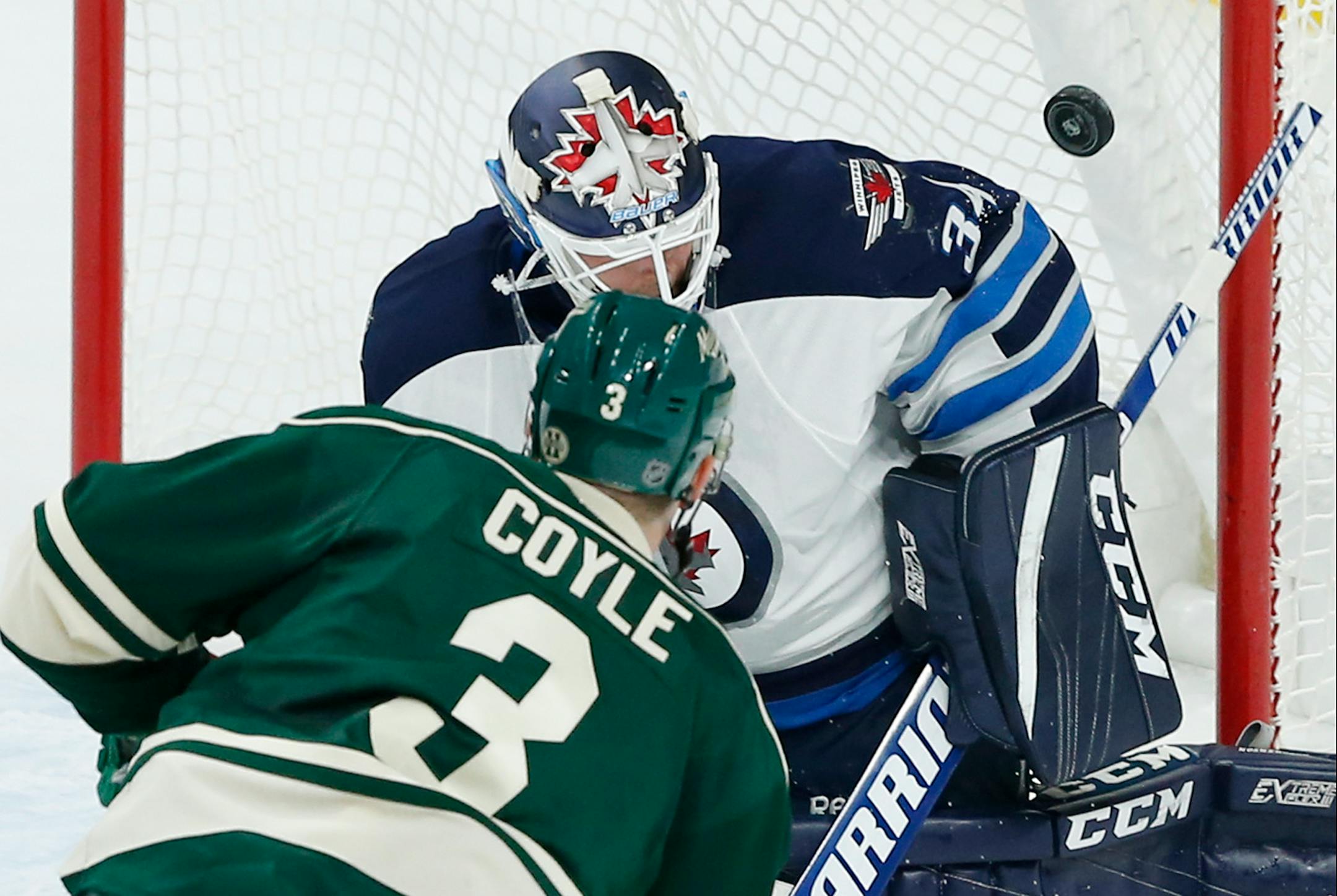 The Wild&#x2019;s Charlie Coyle has three goals and four assists in 10 regular-season games. &#x201c;You&#x2019;re teasing me,&#x201d; coach Bruce Boudreau said of Coyle.
