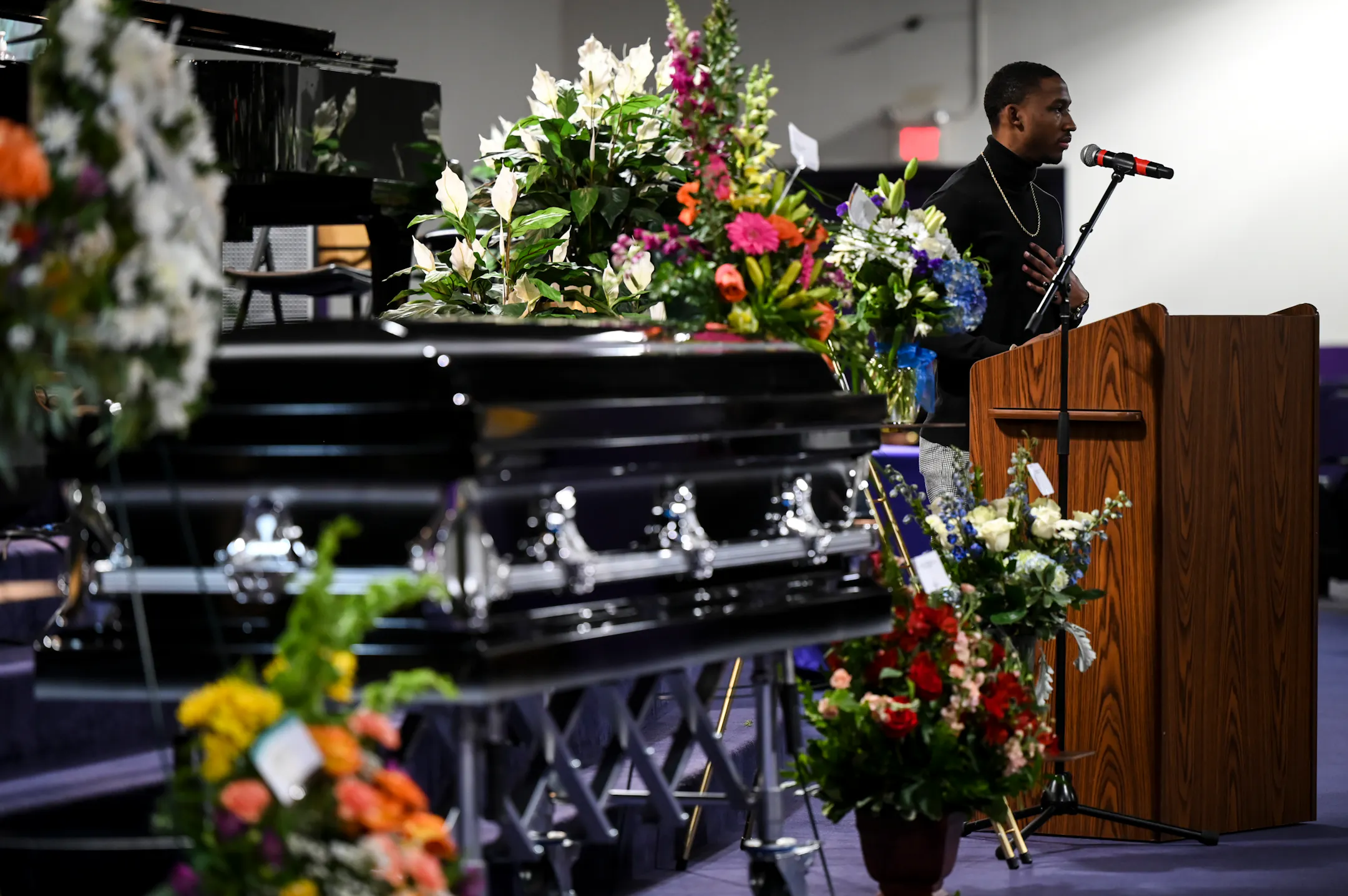 Mel Reeves remembered as 'Black prince of justice' at funeral