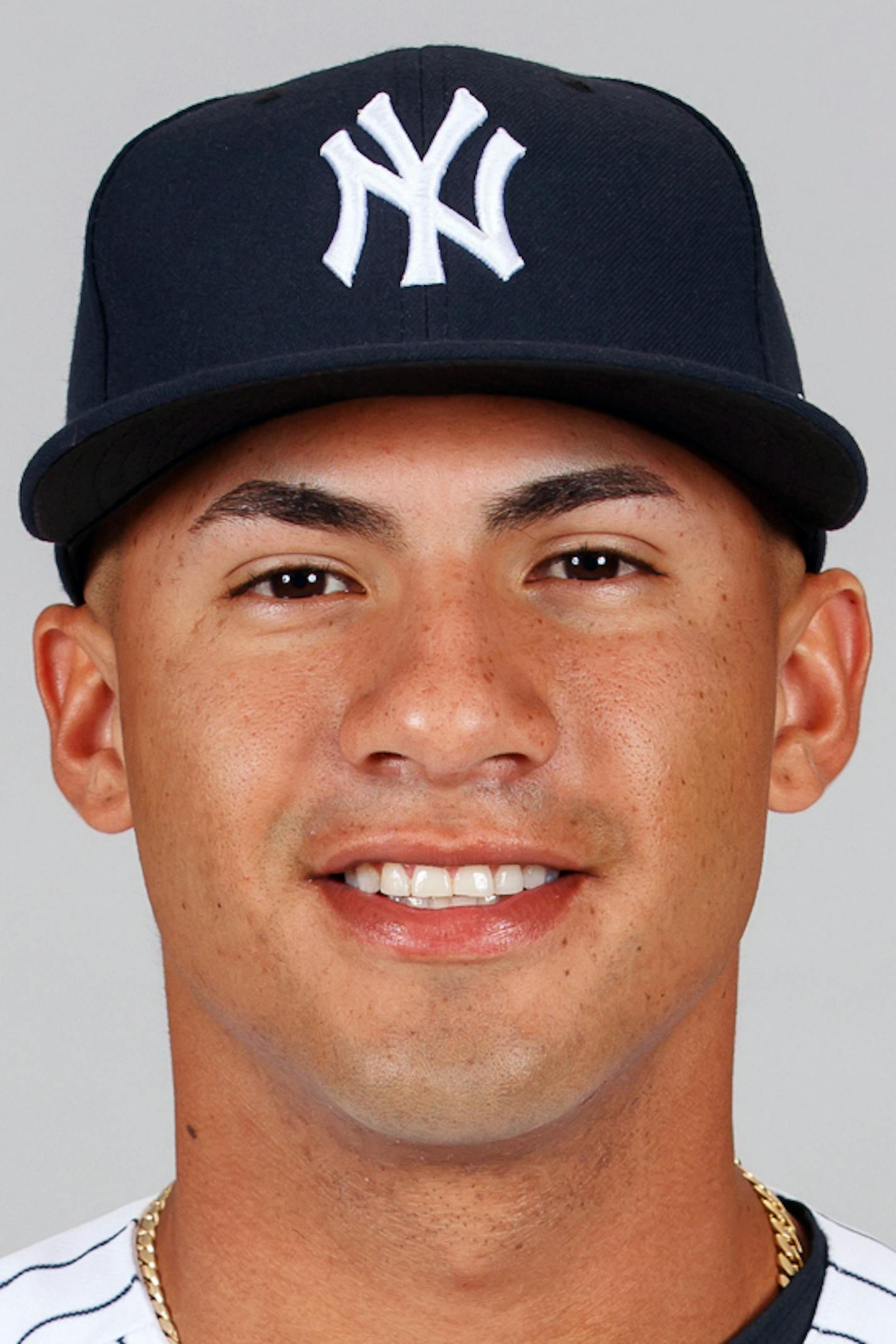 TAMPA, FL - FEBRUARY 21: Gleyber Torres #81 of the New York Yankees poses during Photo Day on Wednesday, February 21, 2018 at George M. Steinbrenner Field in Tampa, Florida. (Photo by Mike Carlson/MLB Photos via Getty Images) *** Local Caption *** Gleyber Torres ORG XMIT: 775108271