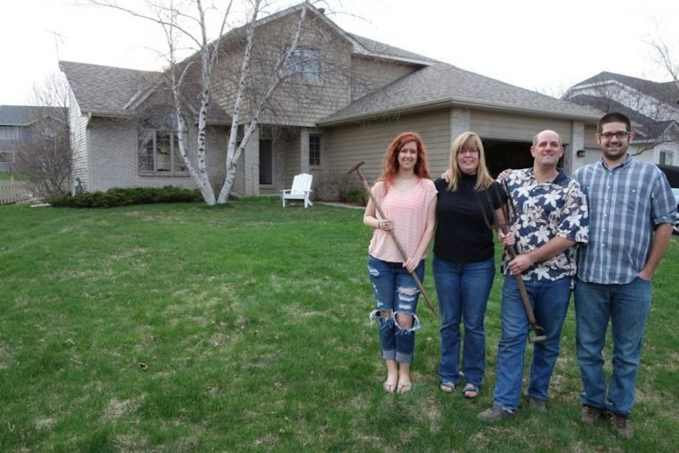 The Schoenherr family of Woodbury has been chosen to have their lawn transformed into an edible landscape by California artist Fritz Haeg during his residency at the Walker.