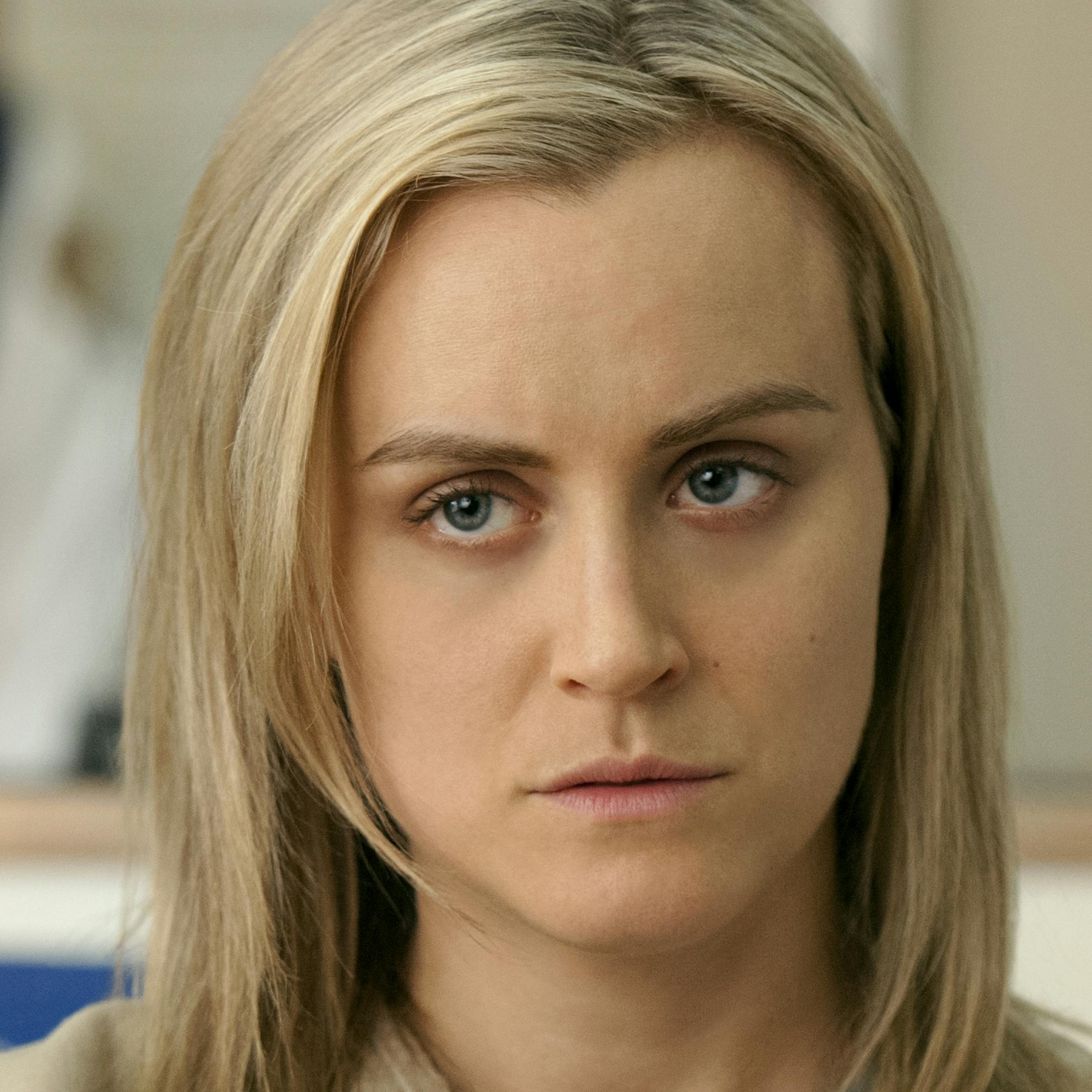 This image released by Netflix shows Taylor Schilling in a scene from ìOrange is the New Black.î The second season of the prison series will be available on Friday, June 6, on Netflix. (AP Photo/Netflix, JoJo Whilden)