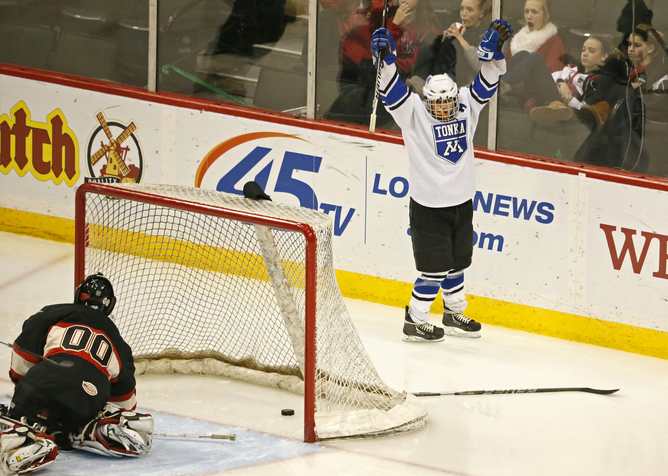 Minnetonka's Amy Petersen scored the game-winning goal in the sixth overtime to clinch a berth in the Class 2A championship game.