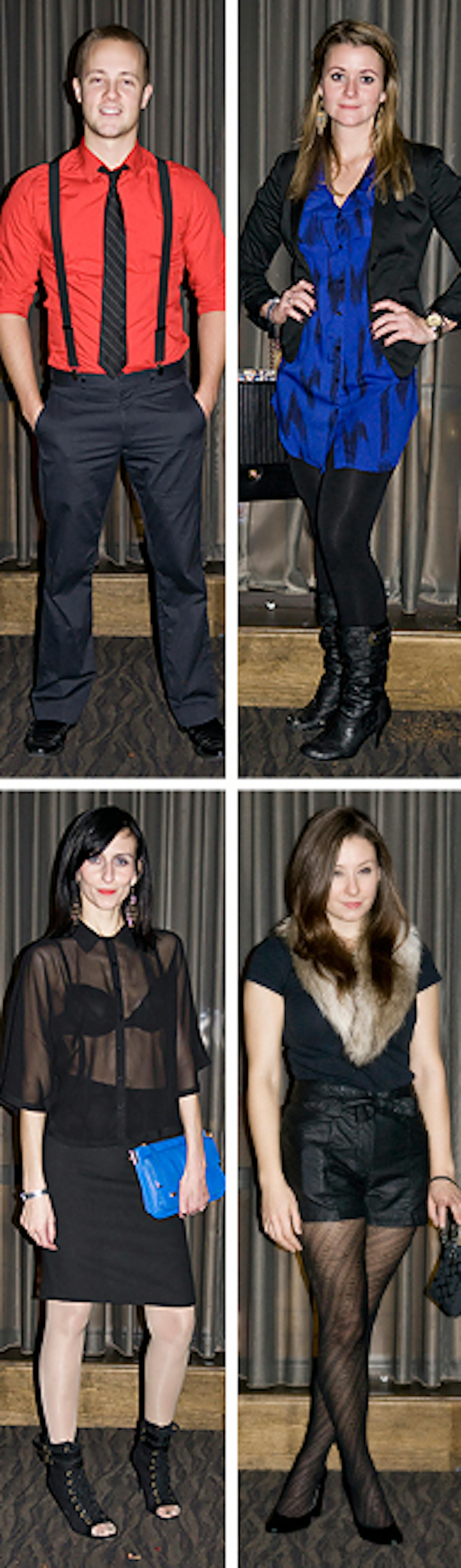 Clockwise from top - Aaron SMith, Kara Keogh, Heather-Ann Miletic, Marina Maric