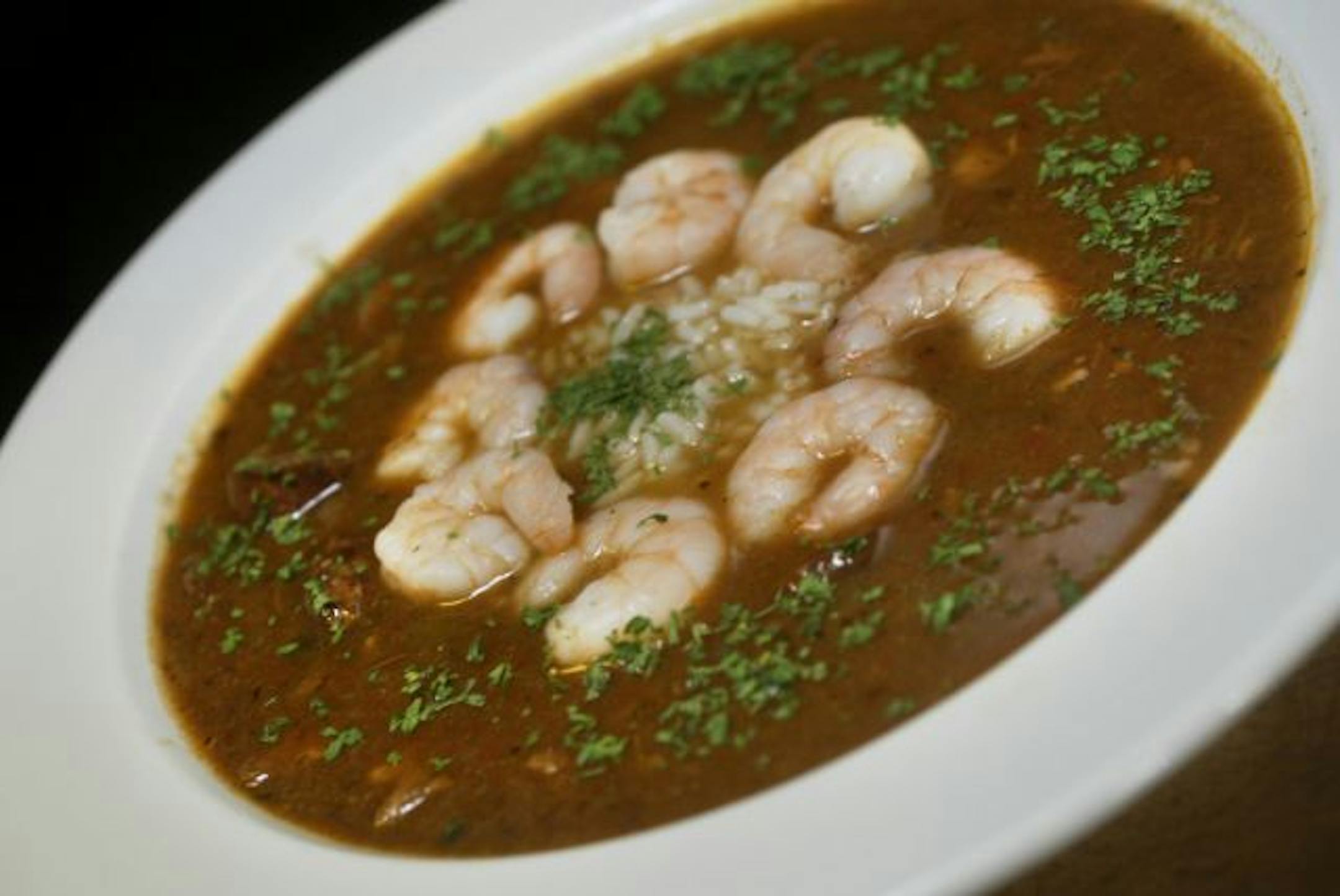 Shrimp gumbo combines African, Cajun, Caribbean and American Indian influences to make a quintessential Louisiana dish.