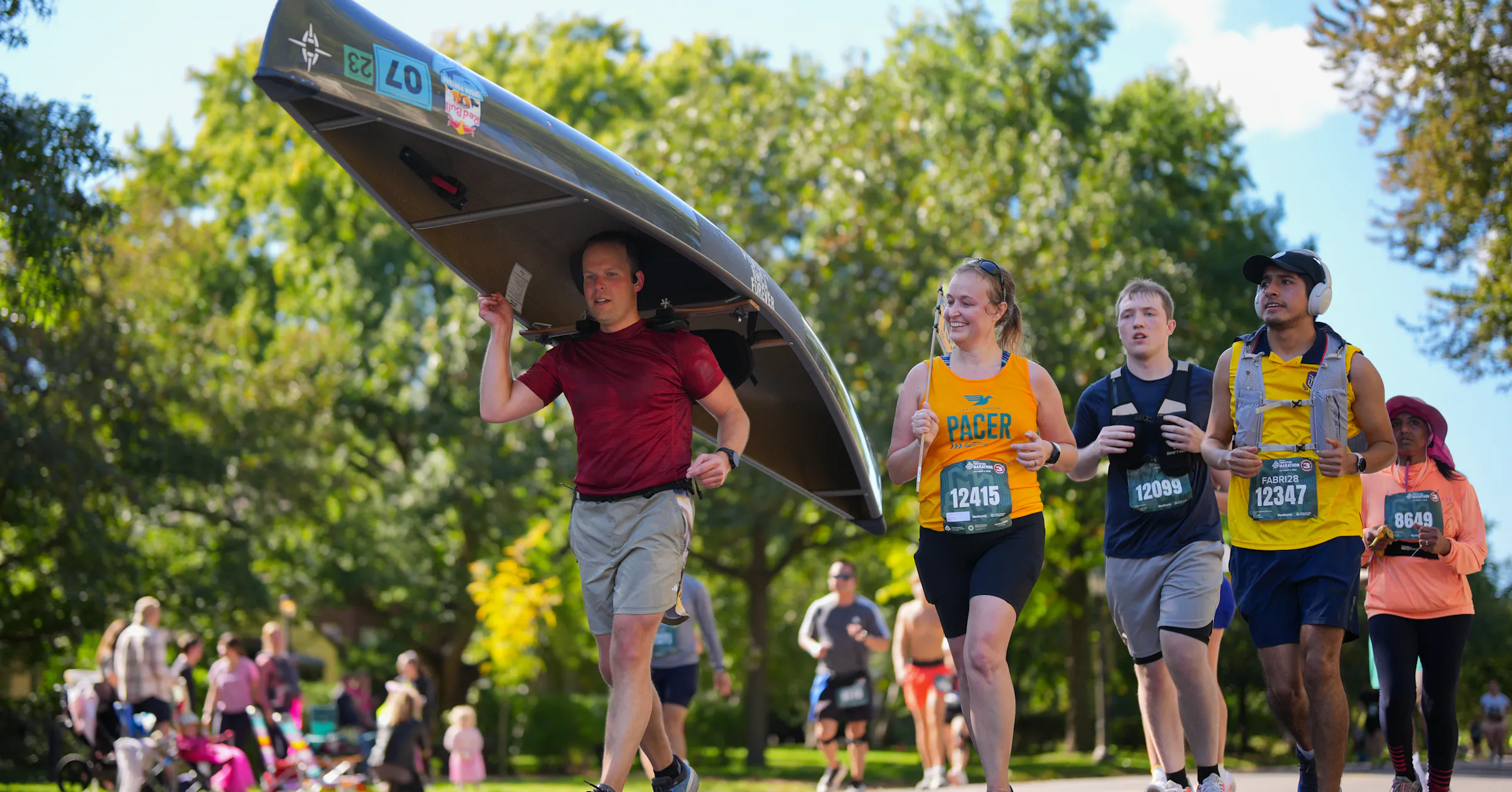 Who was the marathon canoe guy and ... why?